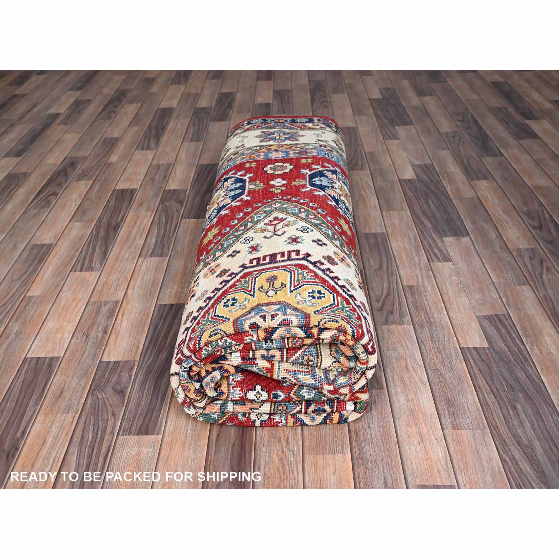 Kazak-Hand-Knotted-Rug-434005