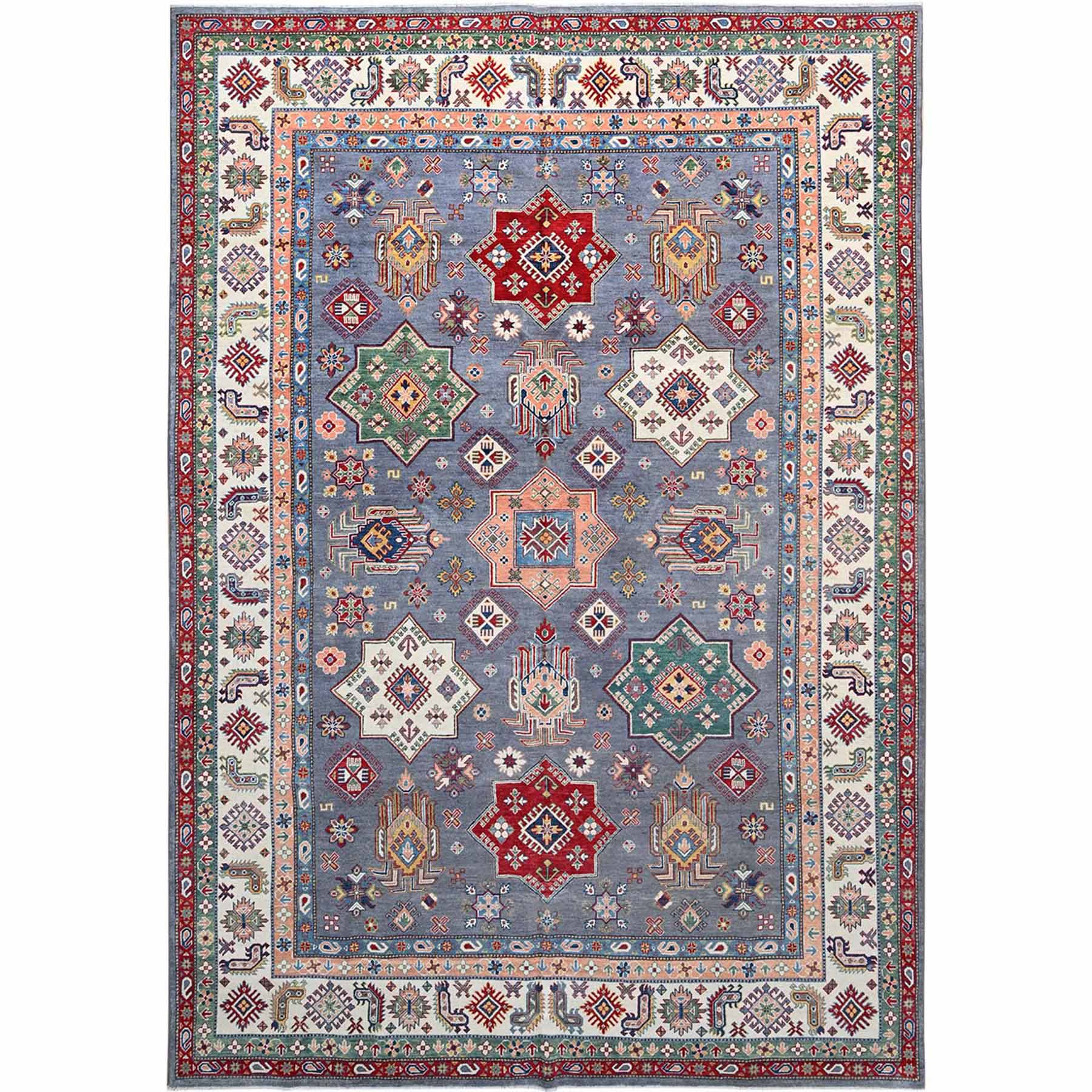 Kazak-Hand-Knotted-Rug-434010