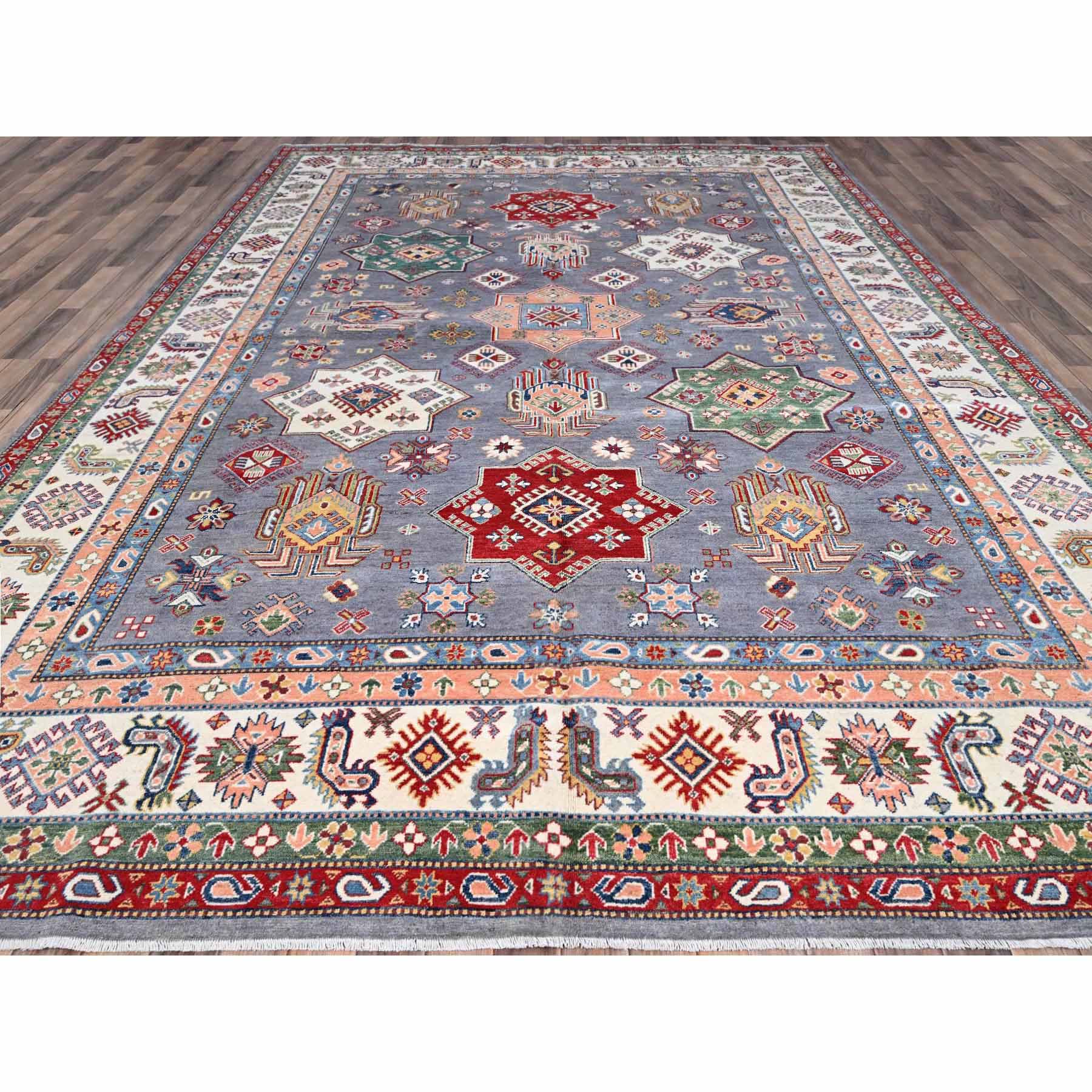 Kazak-Hand-Knotted-Rug-434010