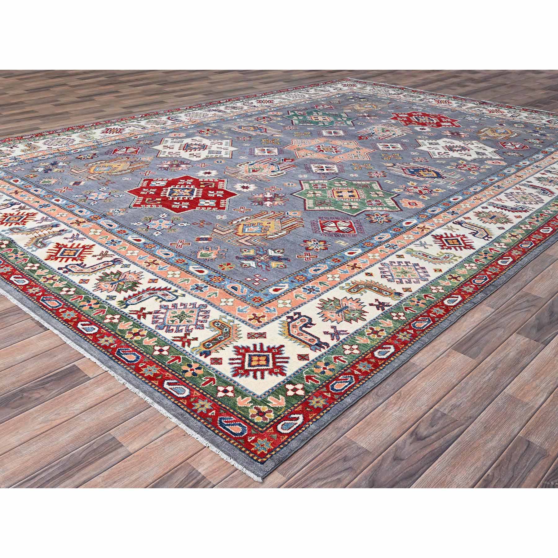 Kazak-Hand-Knotted-Rug-434010