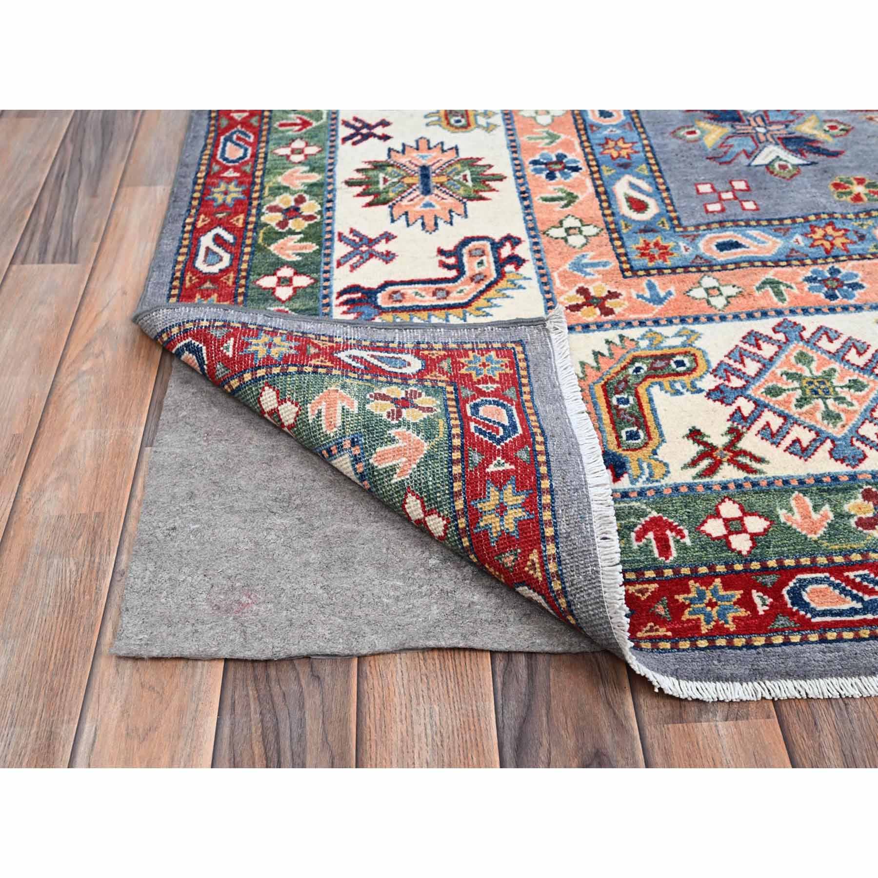 Kazak-Hand-Knotted-Rug-434010