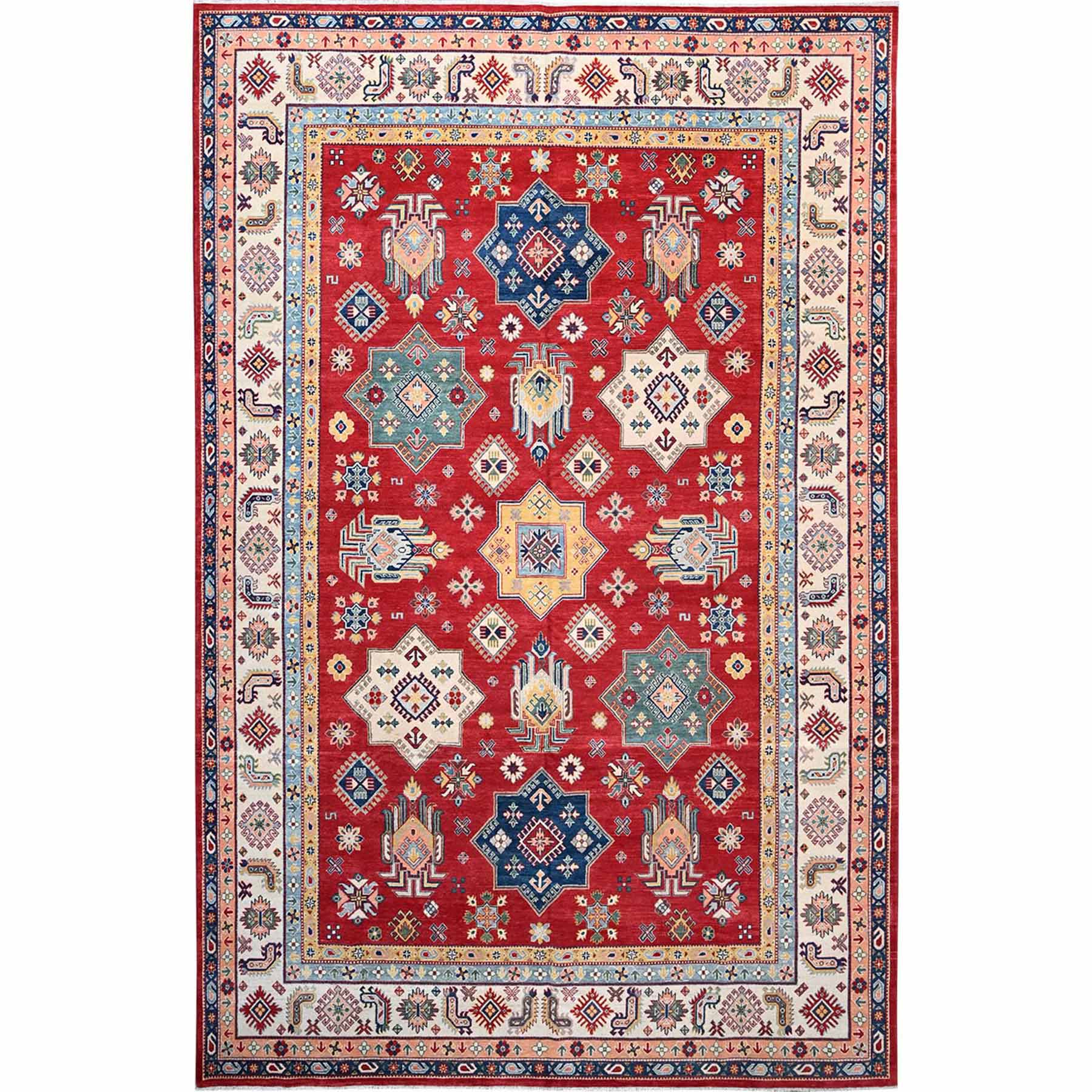 Kazak-Hand-Knotted-Rug-434015