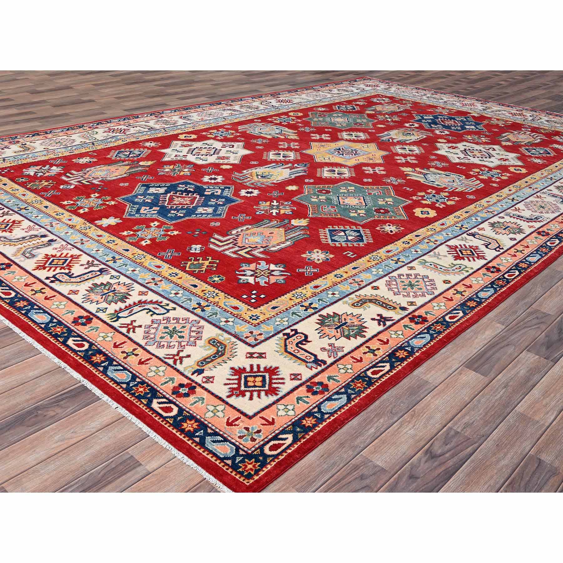 Kazak-Hand-Knotted-Rug-434015