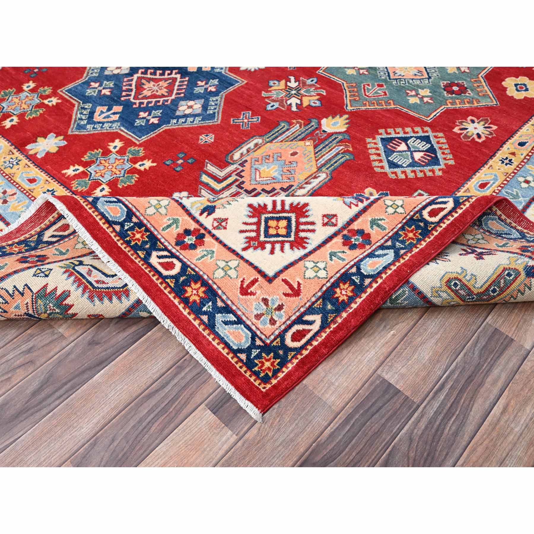 Kazak-Hand-Knotted-Rug-434015