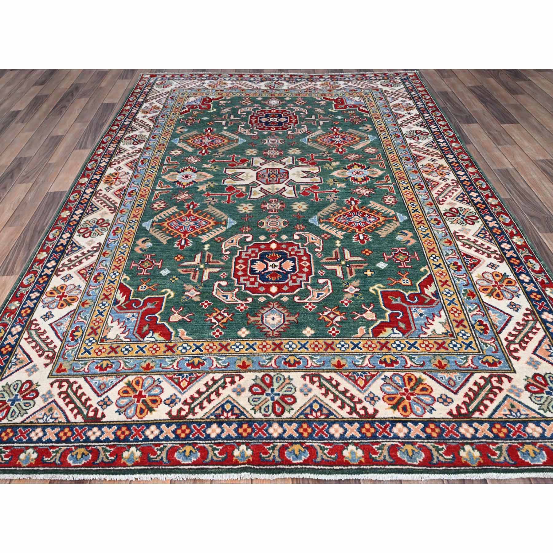 Kazak-Hand-Knotted-Rug-434020