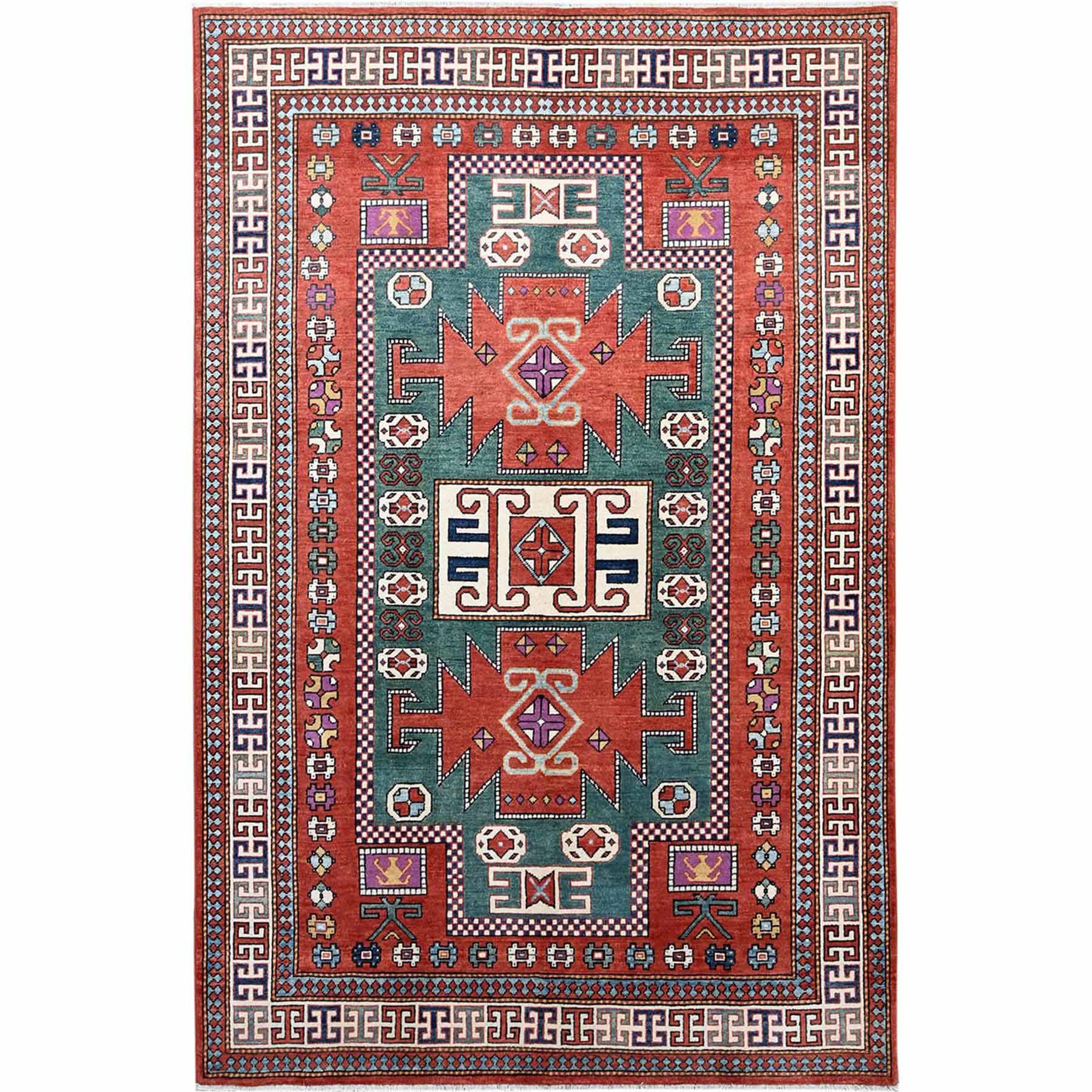 Kazak-Hand-Knotted-Rug-434030