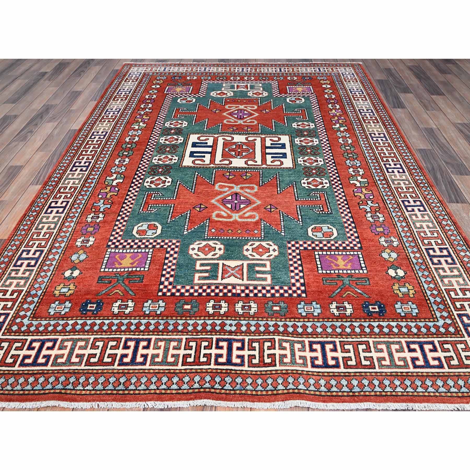 Kazak-Hand-Knotted-Rug-434030