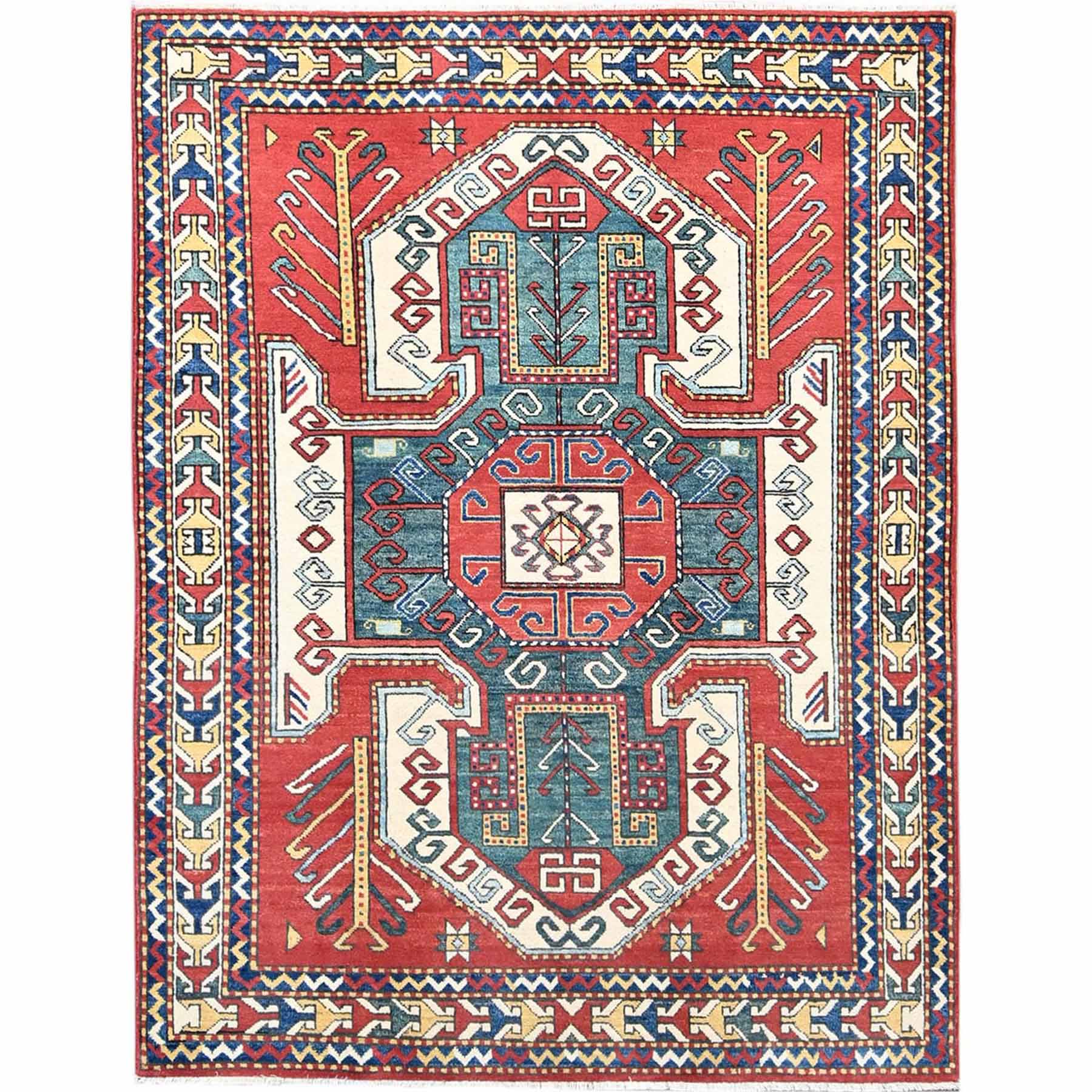 Kazak-Hand-Knotted-Rug-434045