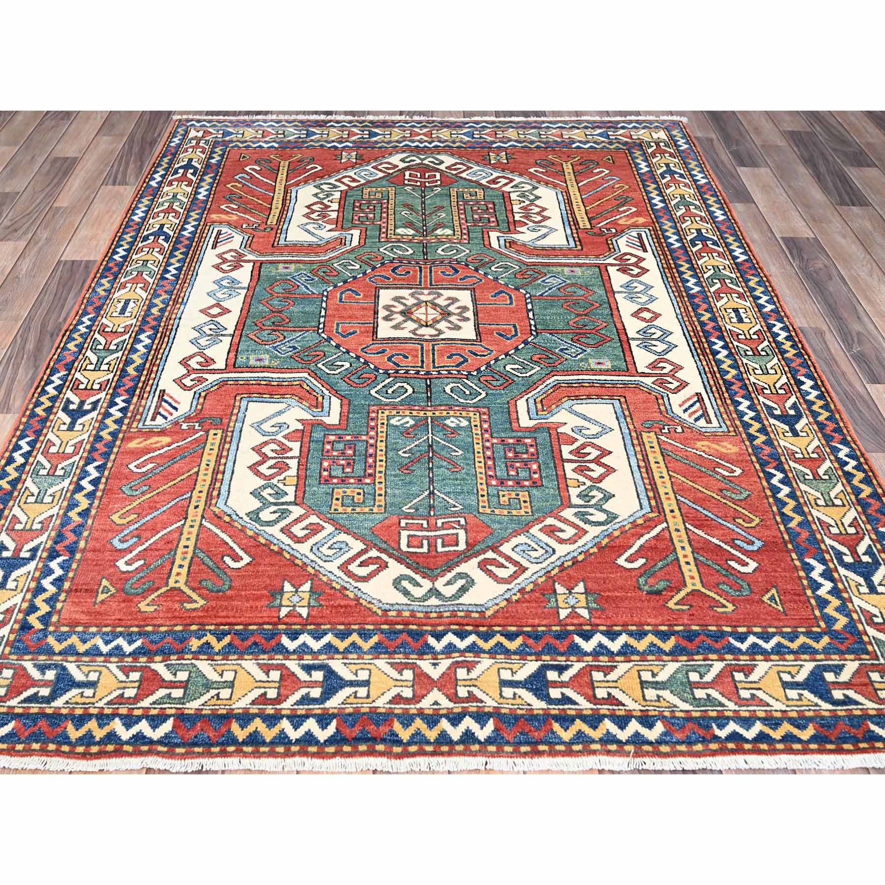 Kazak-Hand-Knotted-Rug-434050