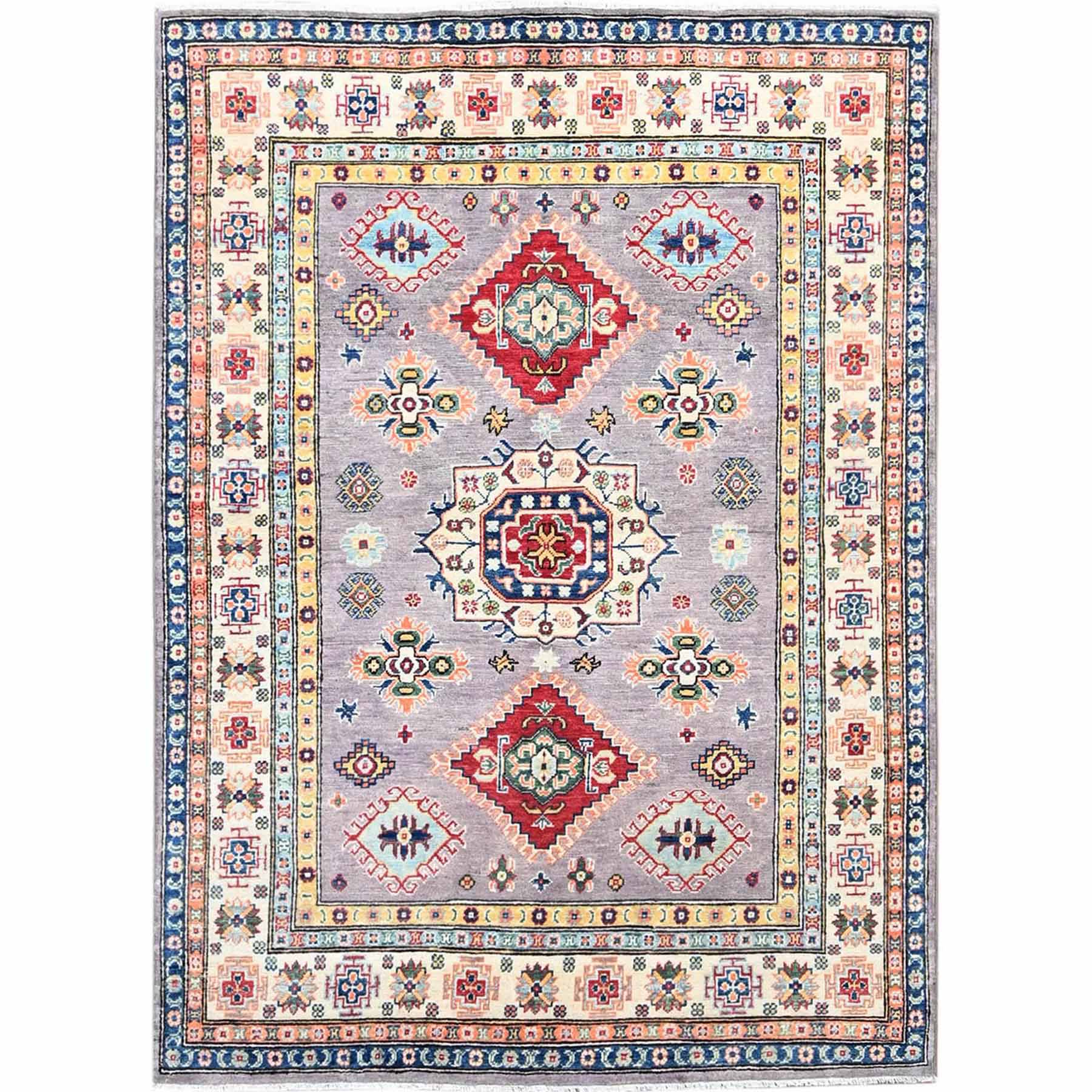 Kazak-Hand-Knotted-Rug-434070