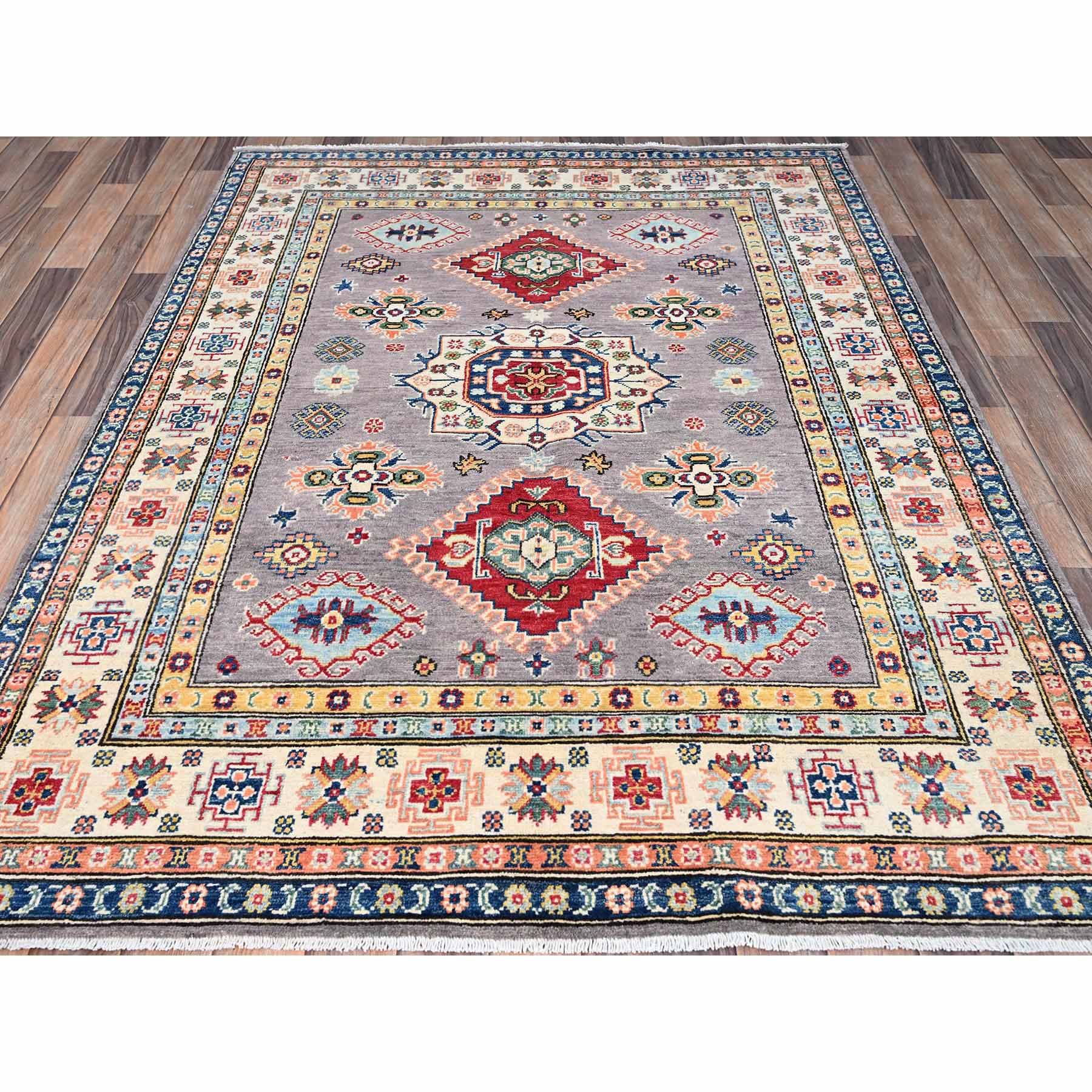 Kazak-Hand-Knotted-Rug-434070