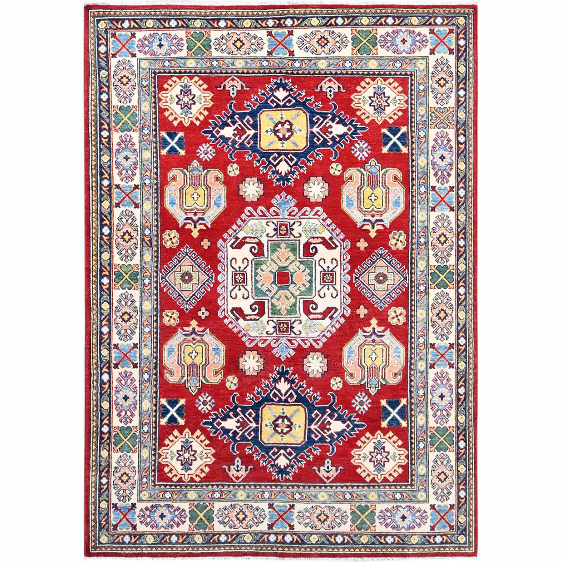 Kazak-Hand-Knotted-Rug-434075