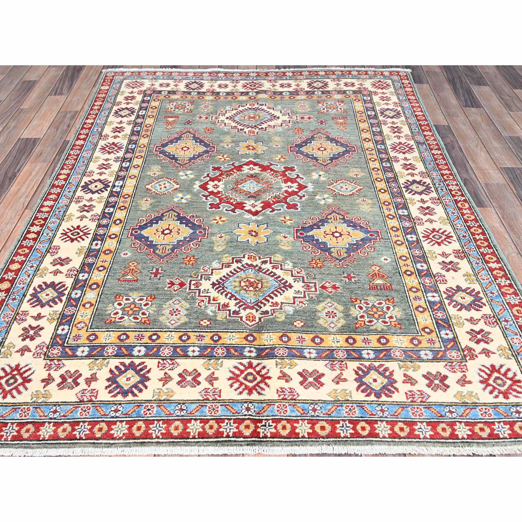 Kazak-Hand-Knotted-Rug-434095