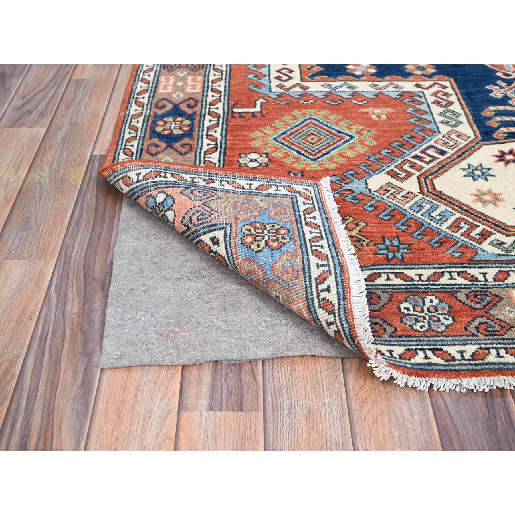 Kazak-Hand-Knotted-Rug-434100