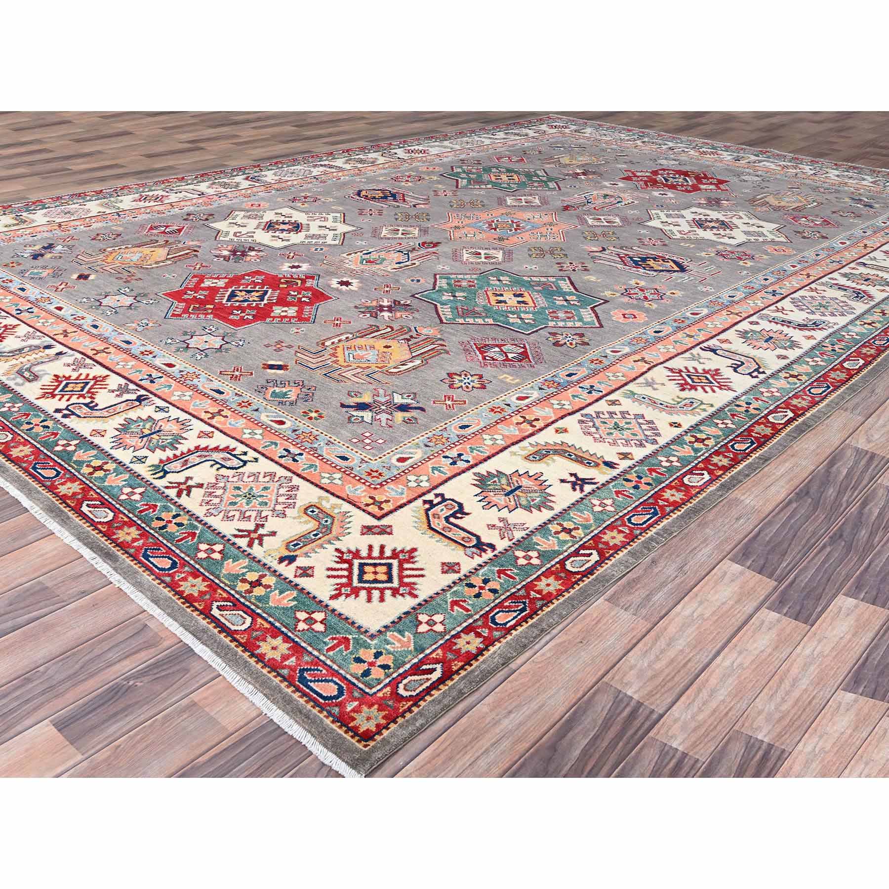 Kazak-Hand-Knotted-Rug-434315