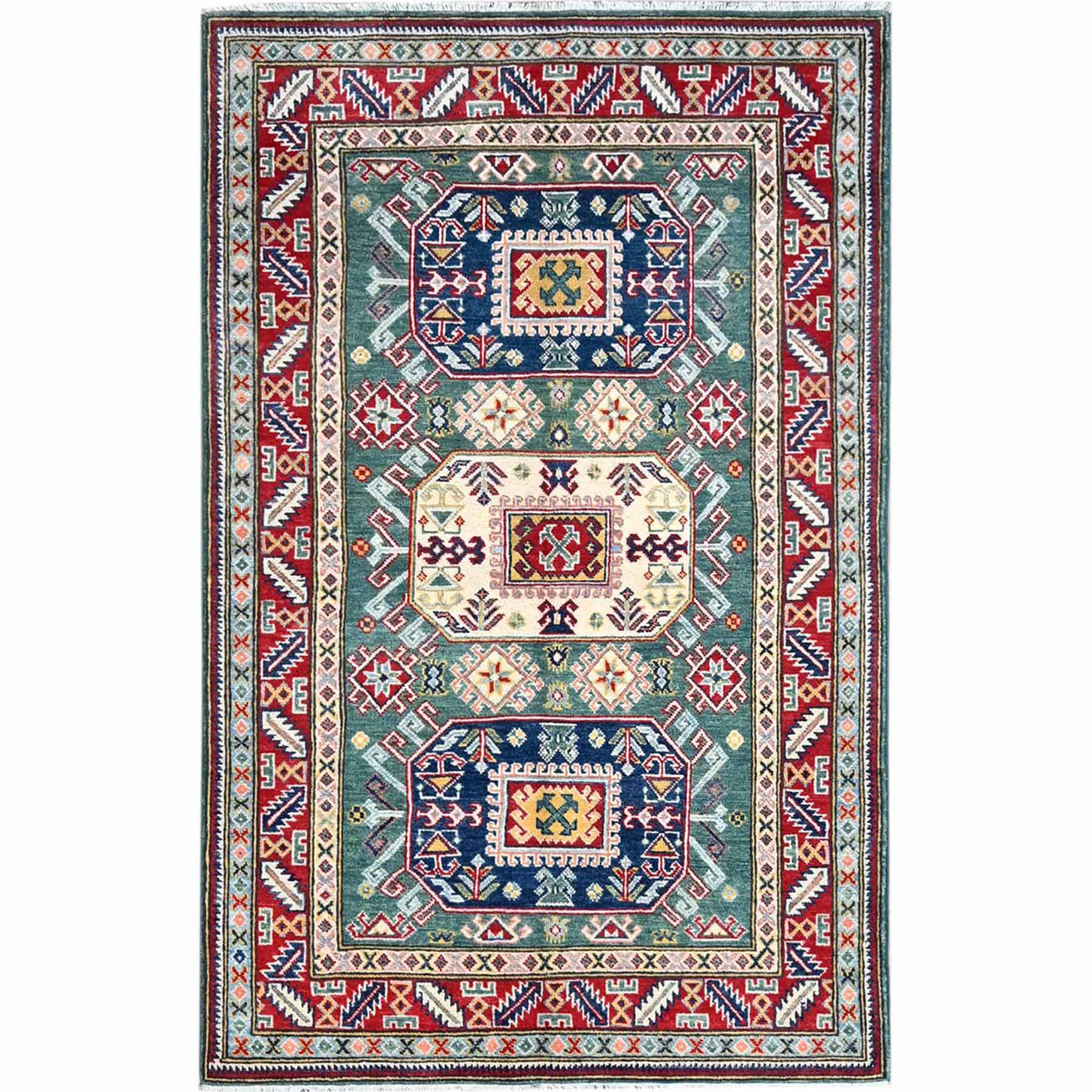 Kazak-Hand-Knotted-Rug-434380