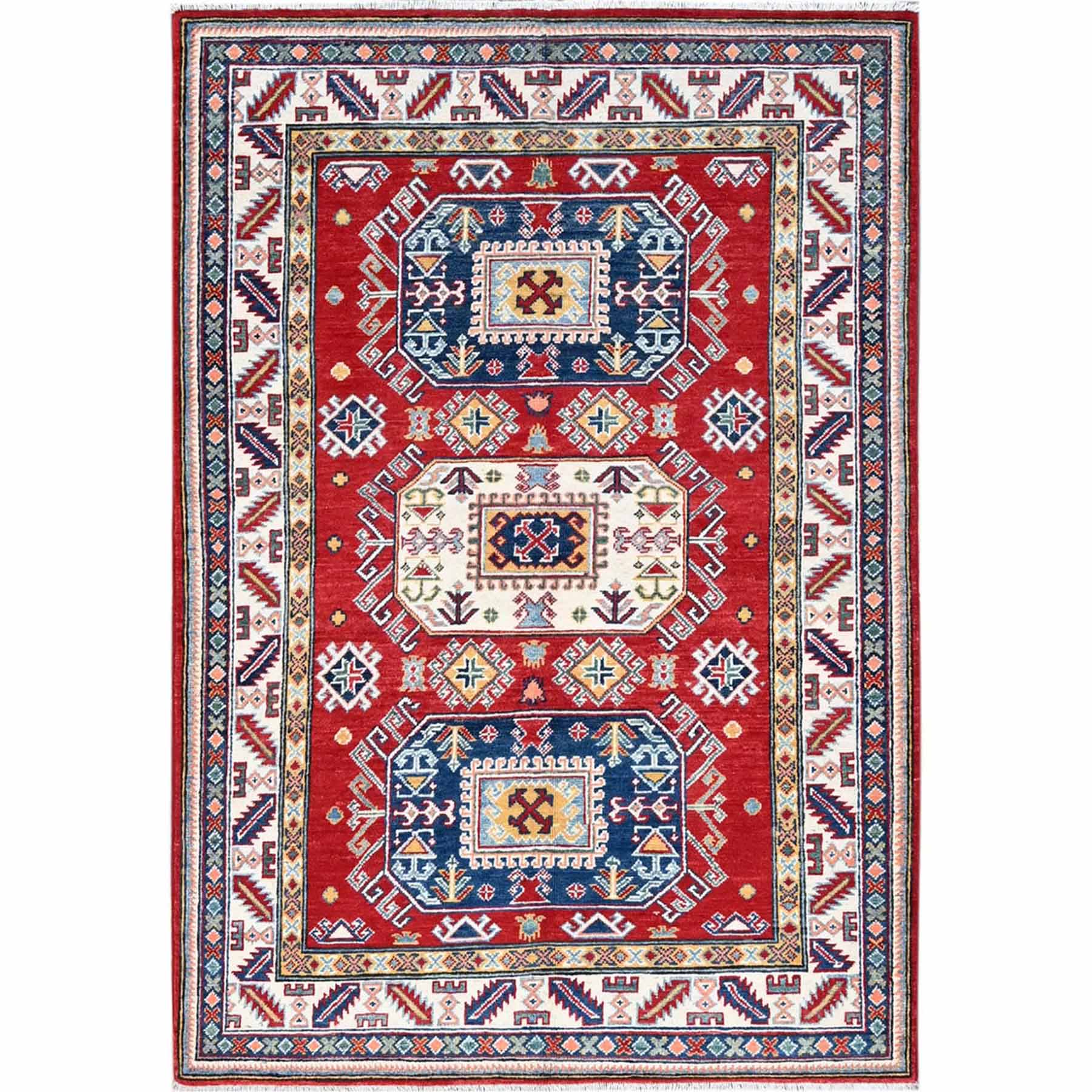 Kazak-Hand-Knotted-Rug-434395