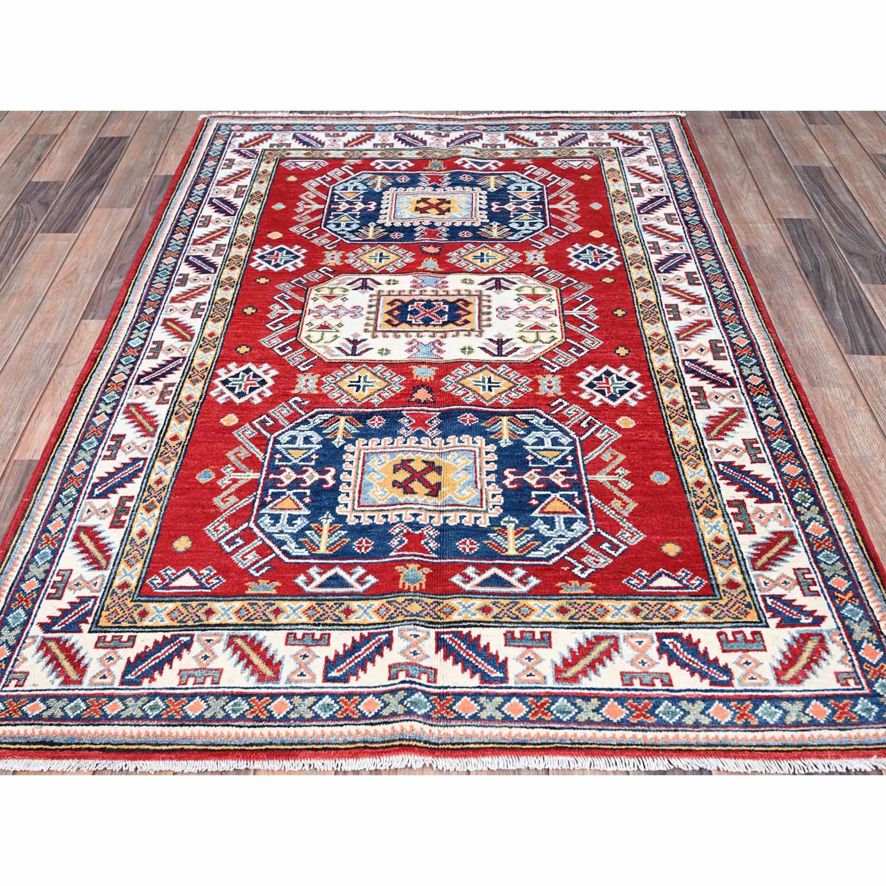 Kazak-Hand-Knotted-Rug-434395