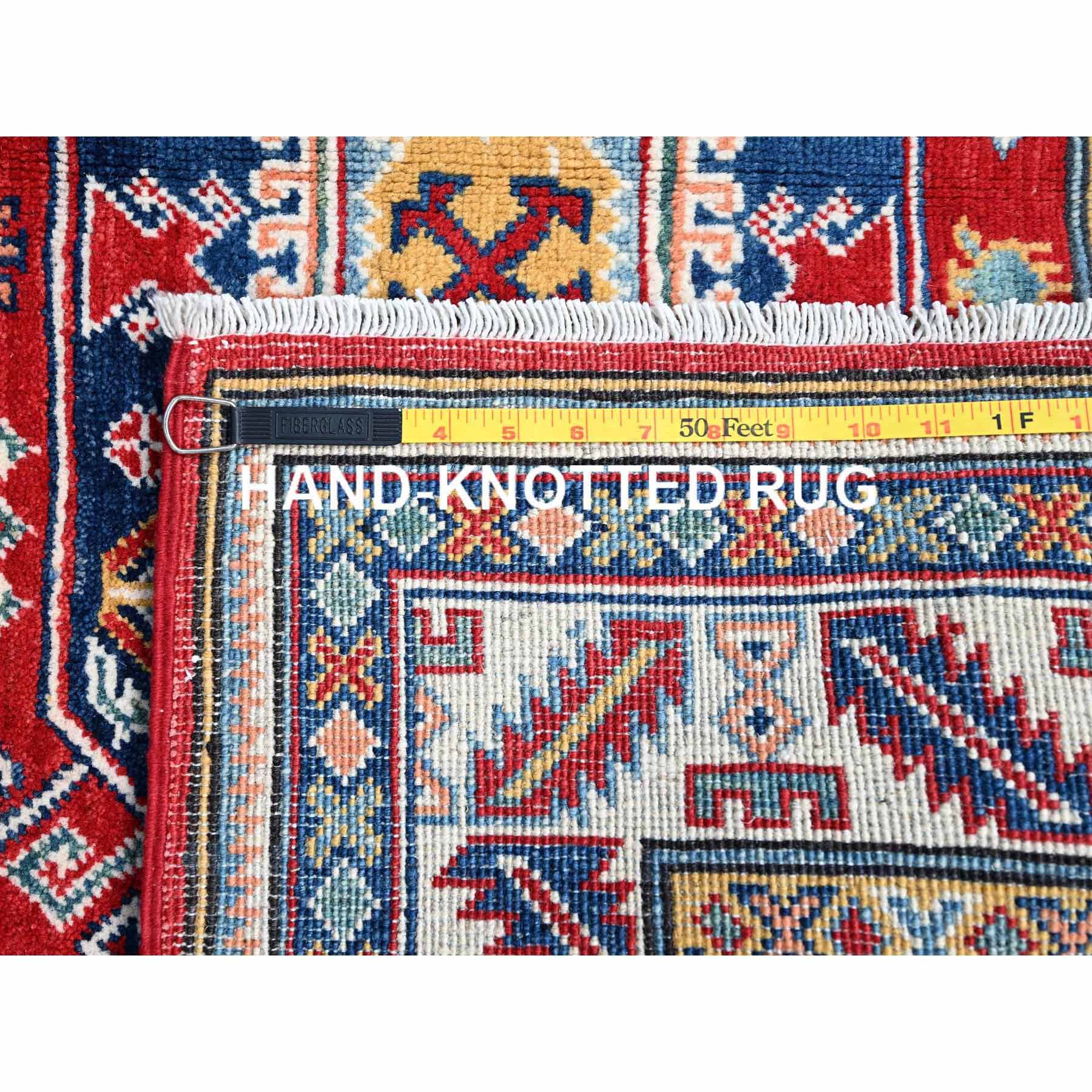 Kazak-Hand-Knotted-Rug-434395