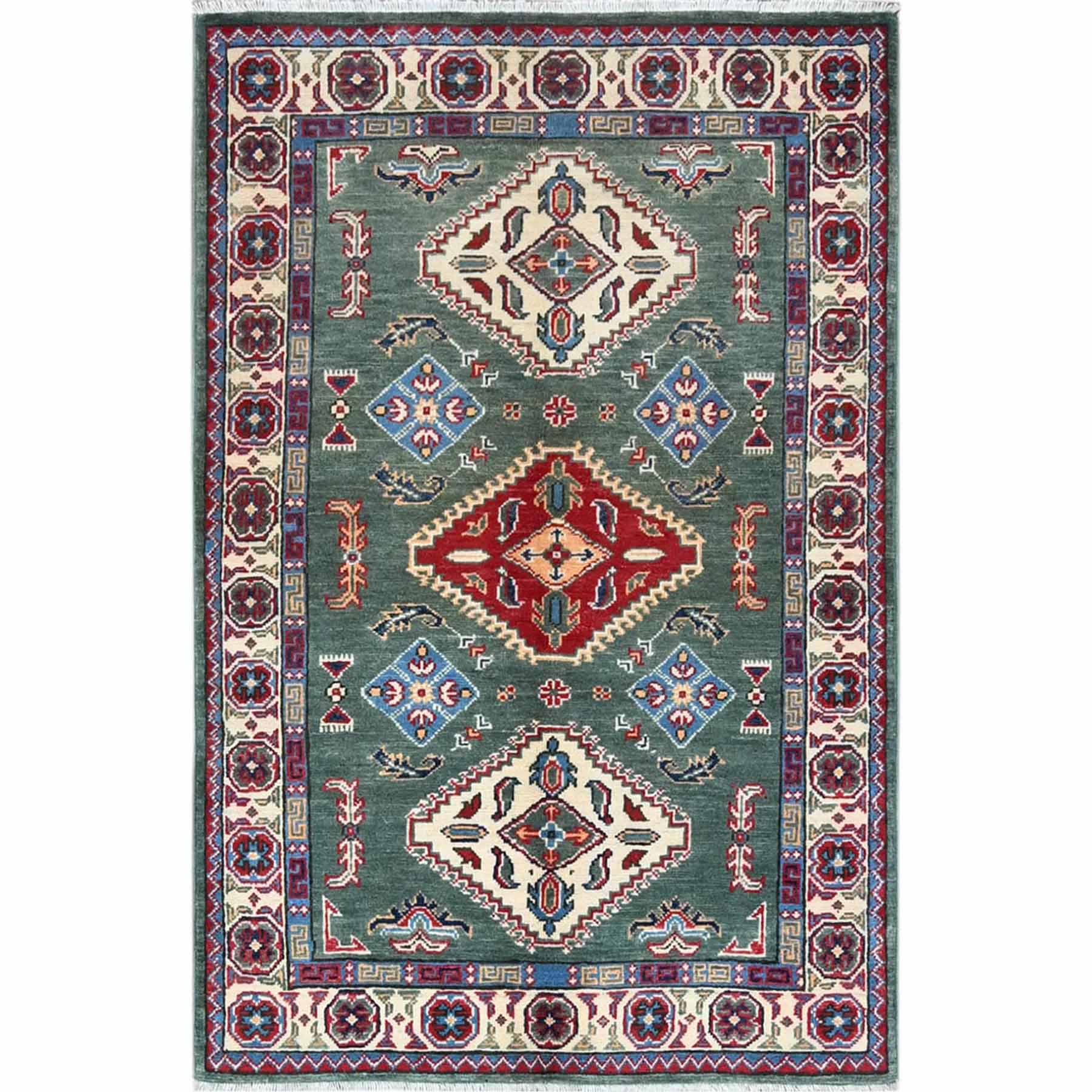 Kazak-Hand-Knotted-Rug-434410