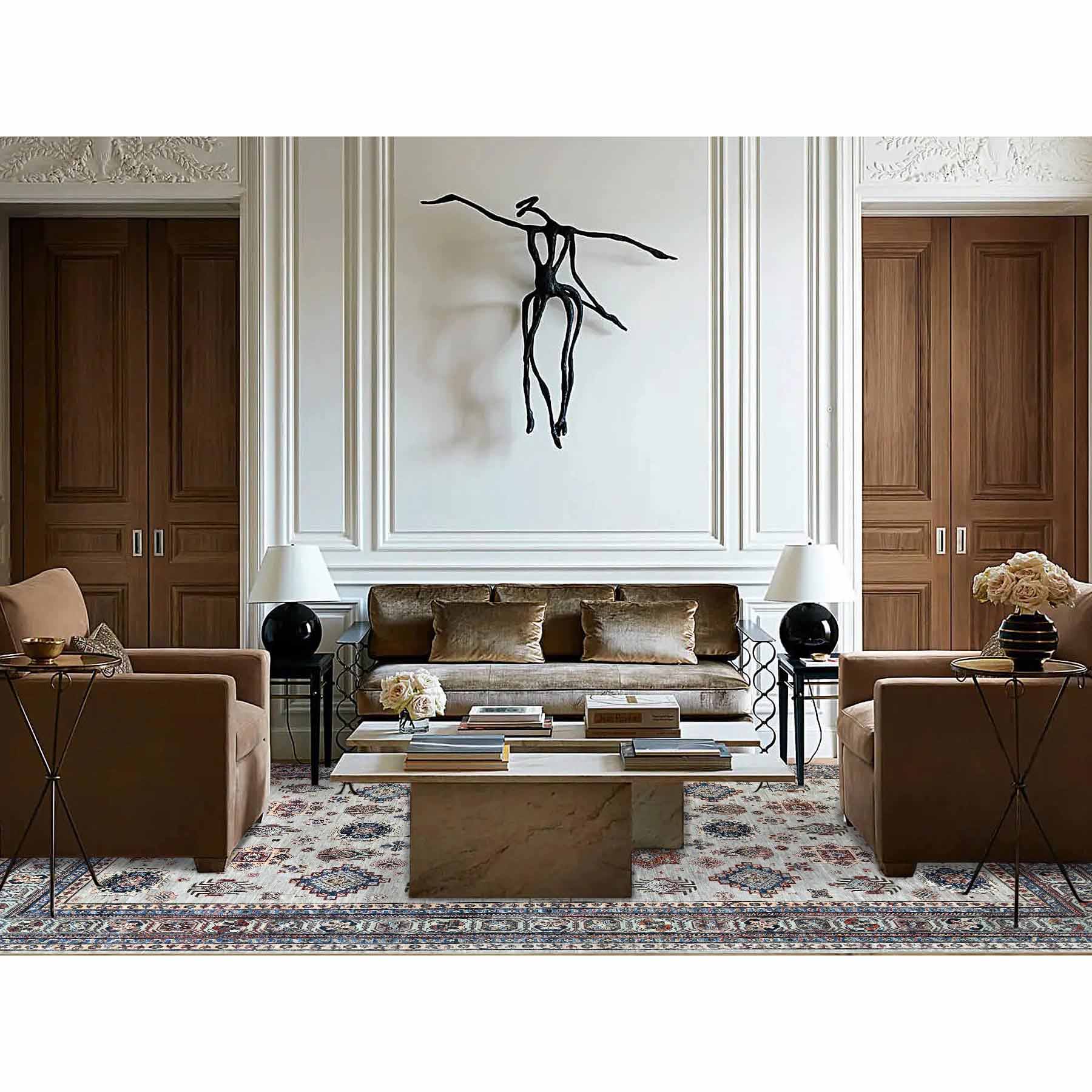 Kazak-Hand-Knotted-Rug-434430