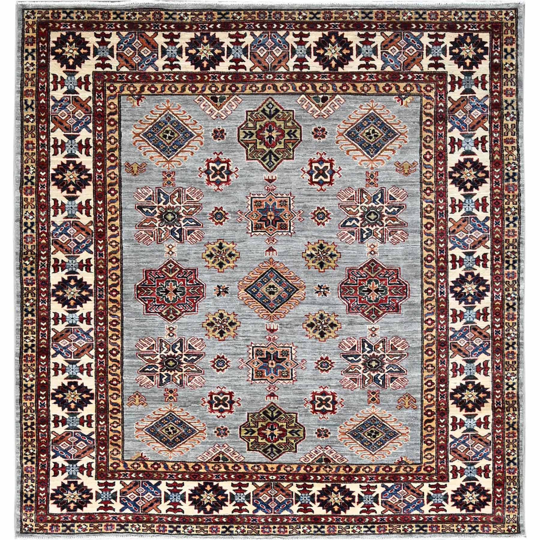 Kazak-Hand-Knotted-Rug-434455