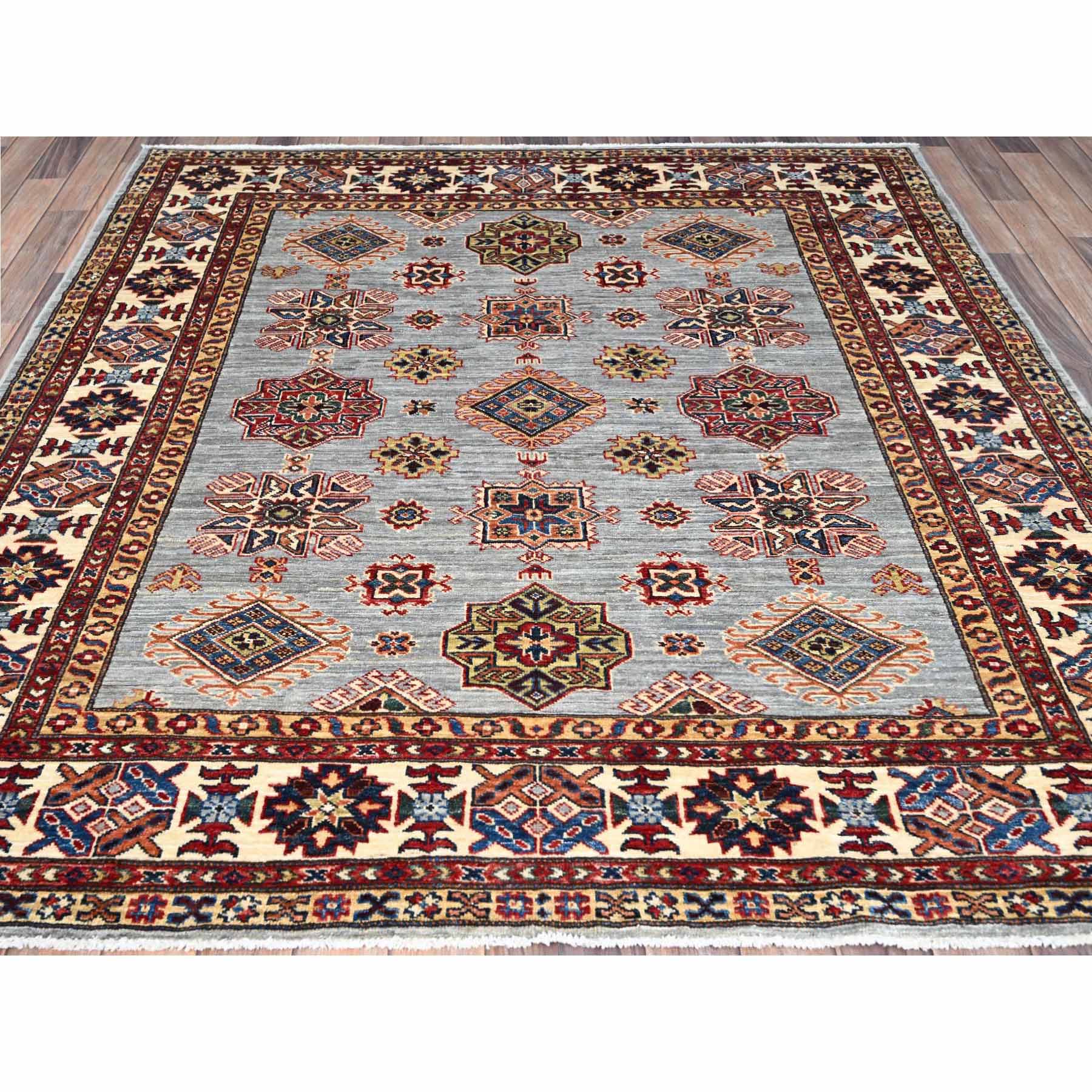 Kazak-Hand-Knotted-Rug-434455