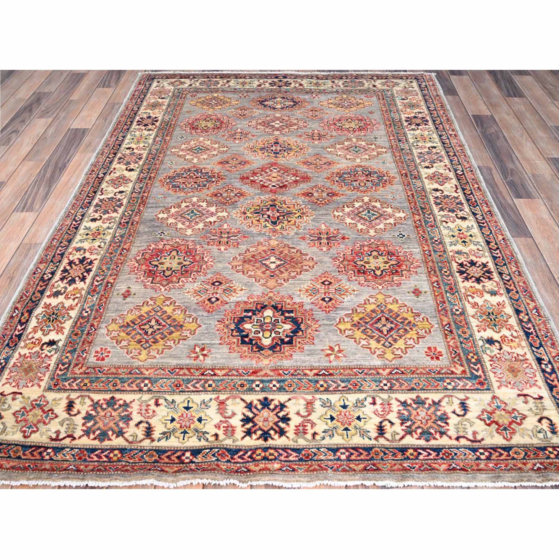 Kazak-Hand-Knotted-Rug-434460