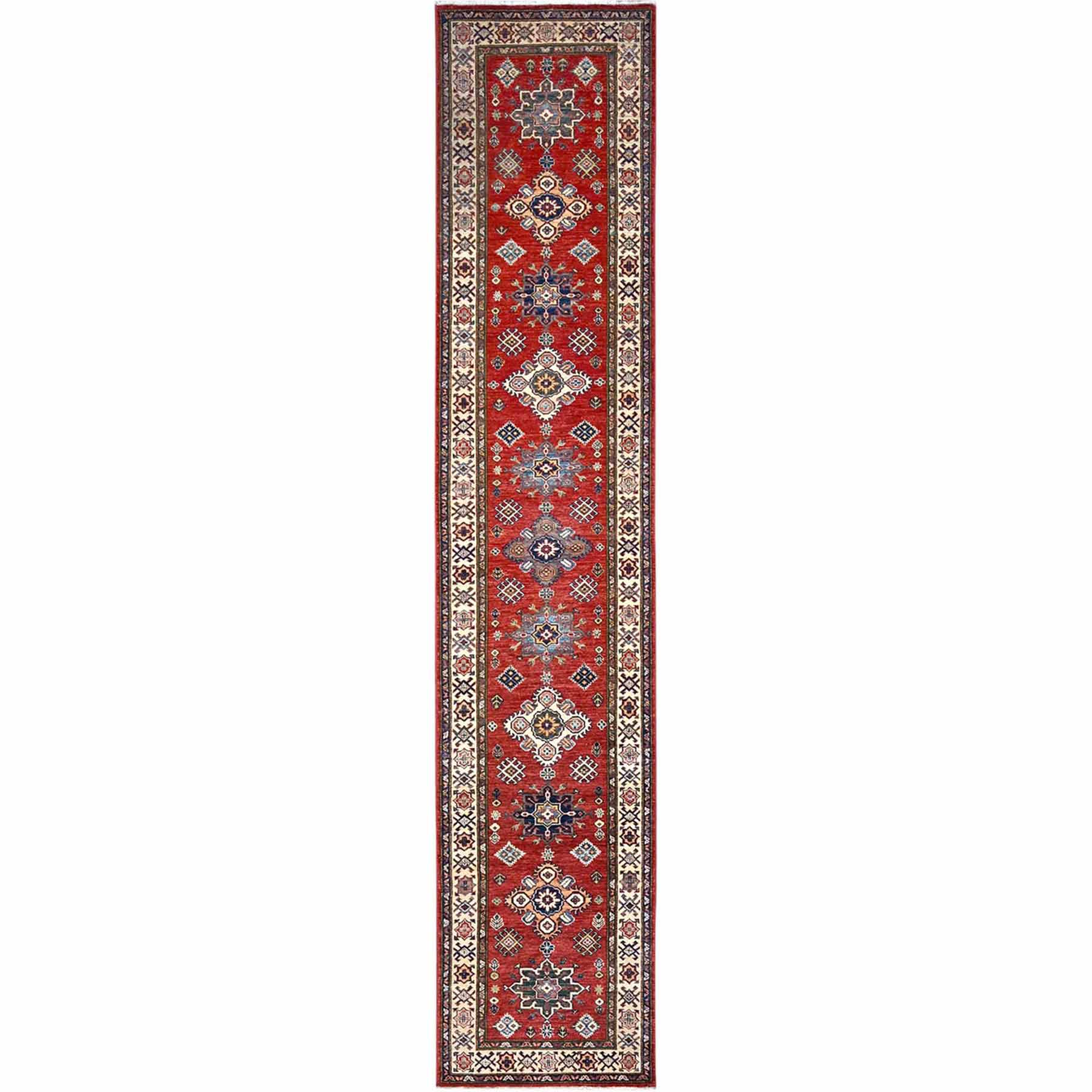 Kazak-Hand-Knotted-Rug-434570