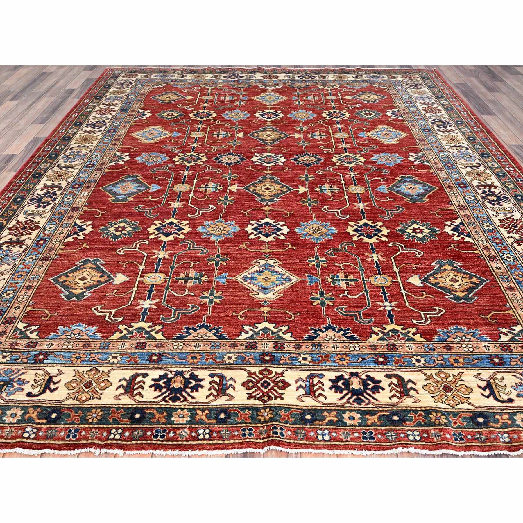 Kazak-Hand-Knotted-Rug-434975