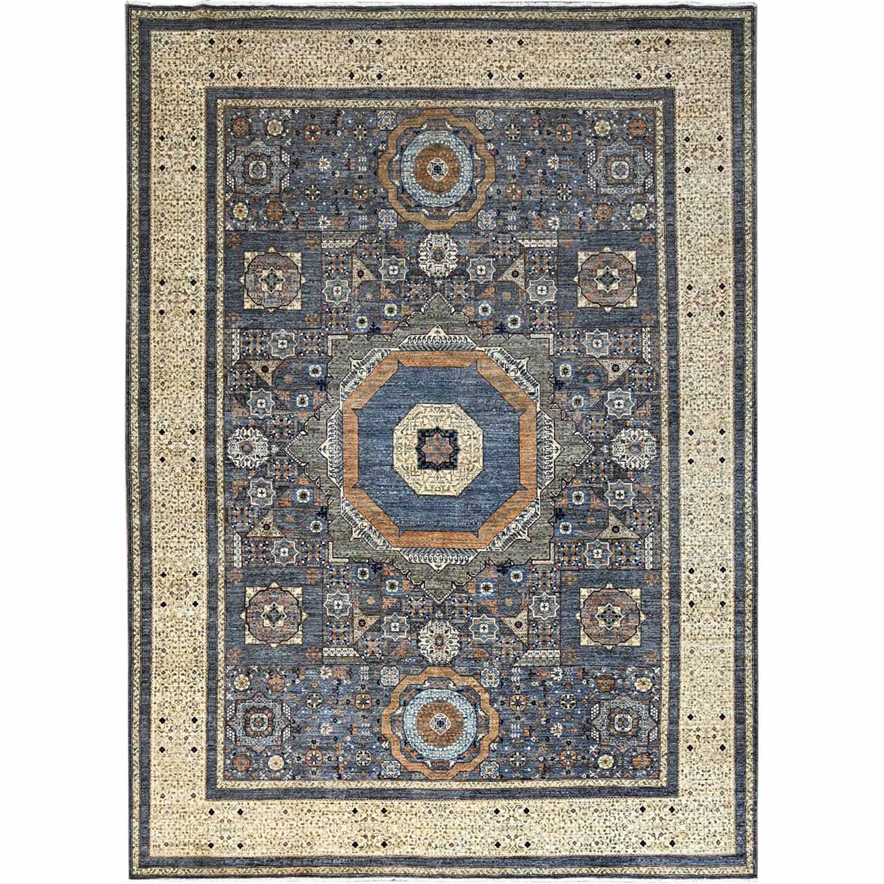 Mamluk-Hand-Knotted-Rug-433685