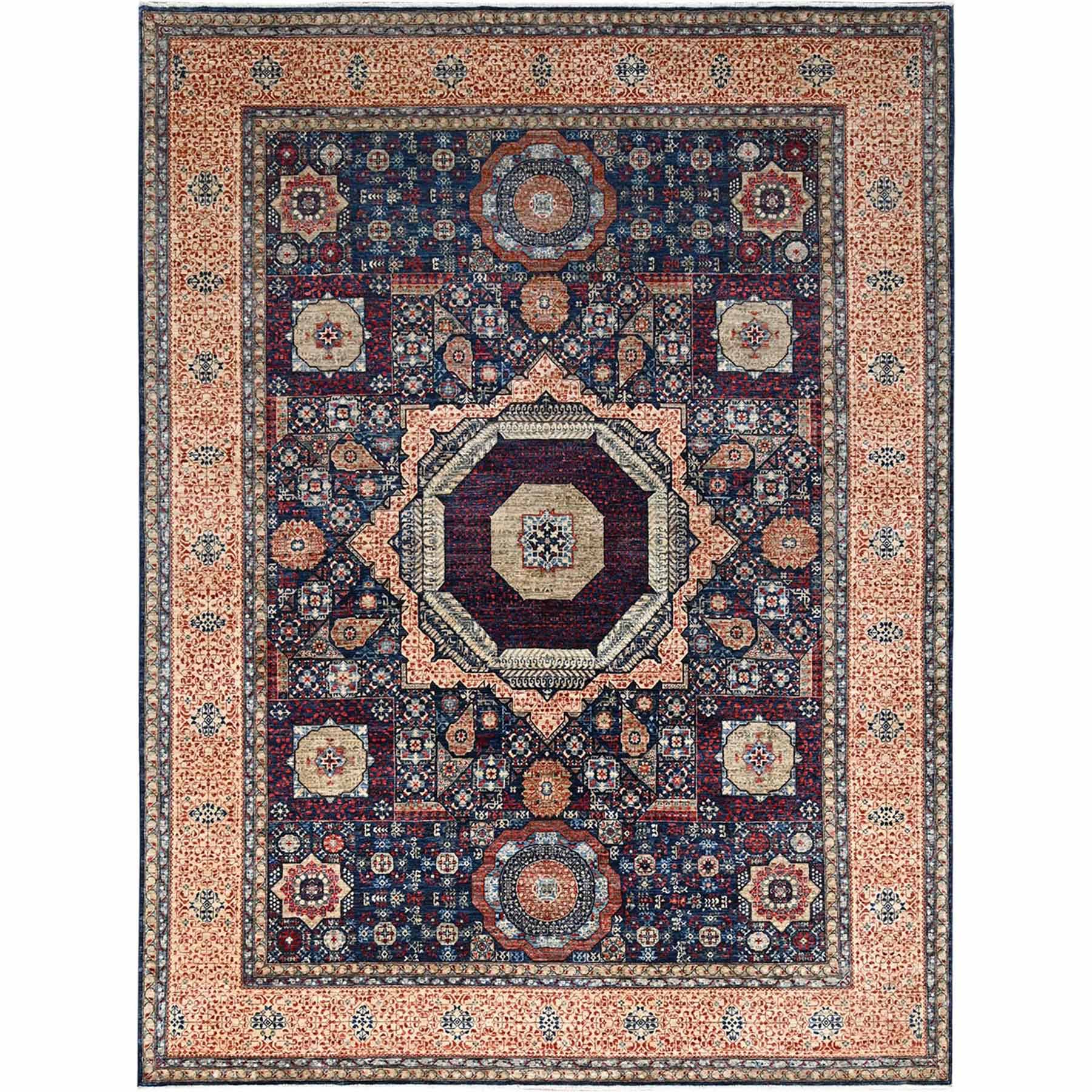 Mamluk-Hand-Knotted-Rug-433690