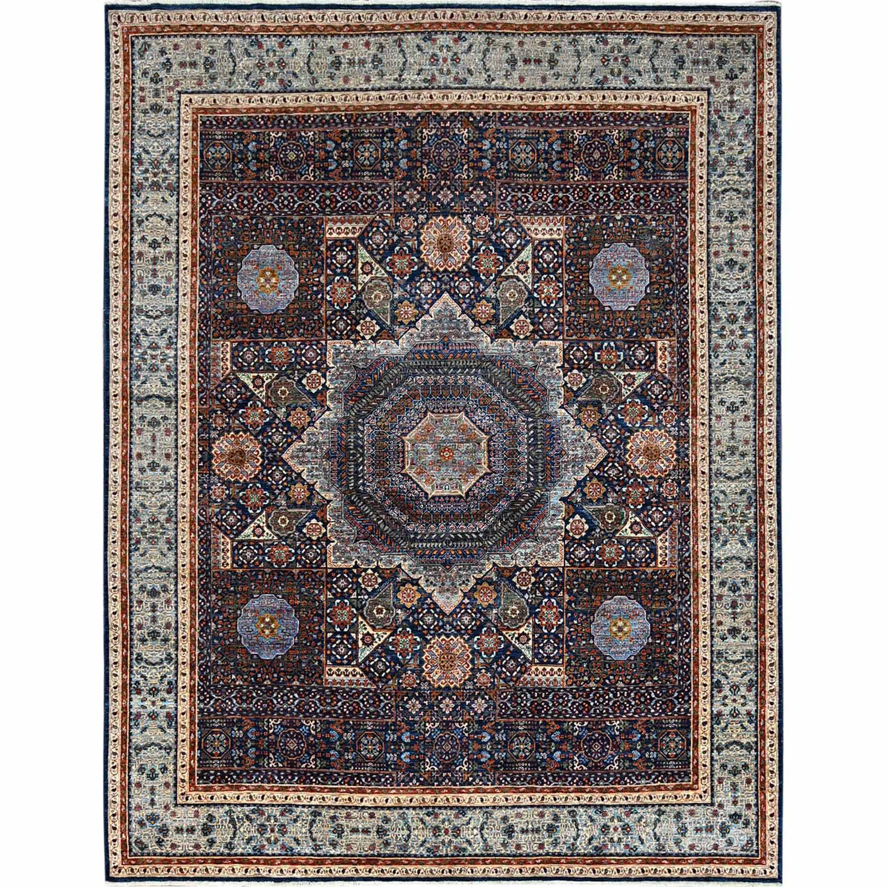 Mamluk-Hand-Knotted-Rug-433695