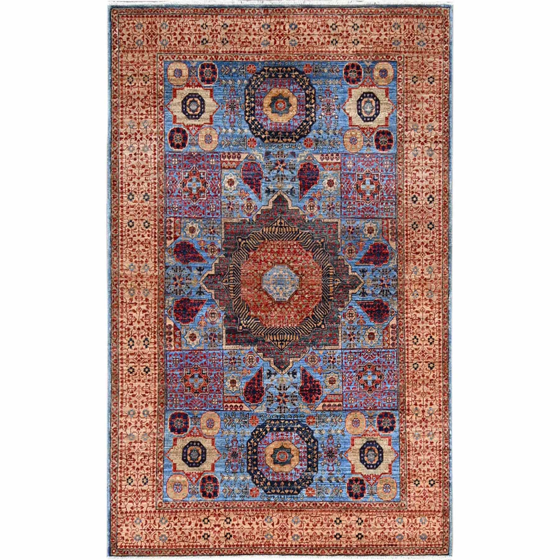 Mamluk-Hand-Knotted-Rug-433730