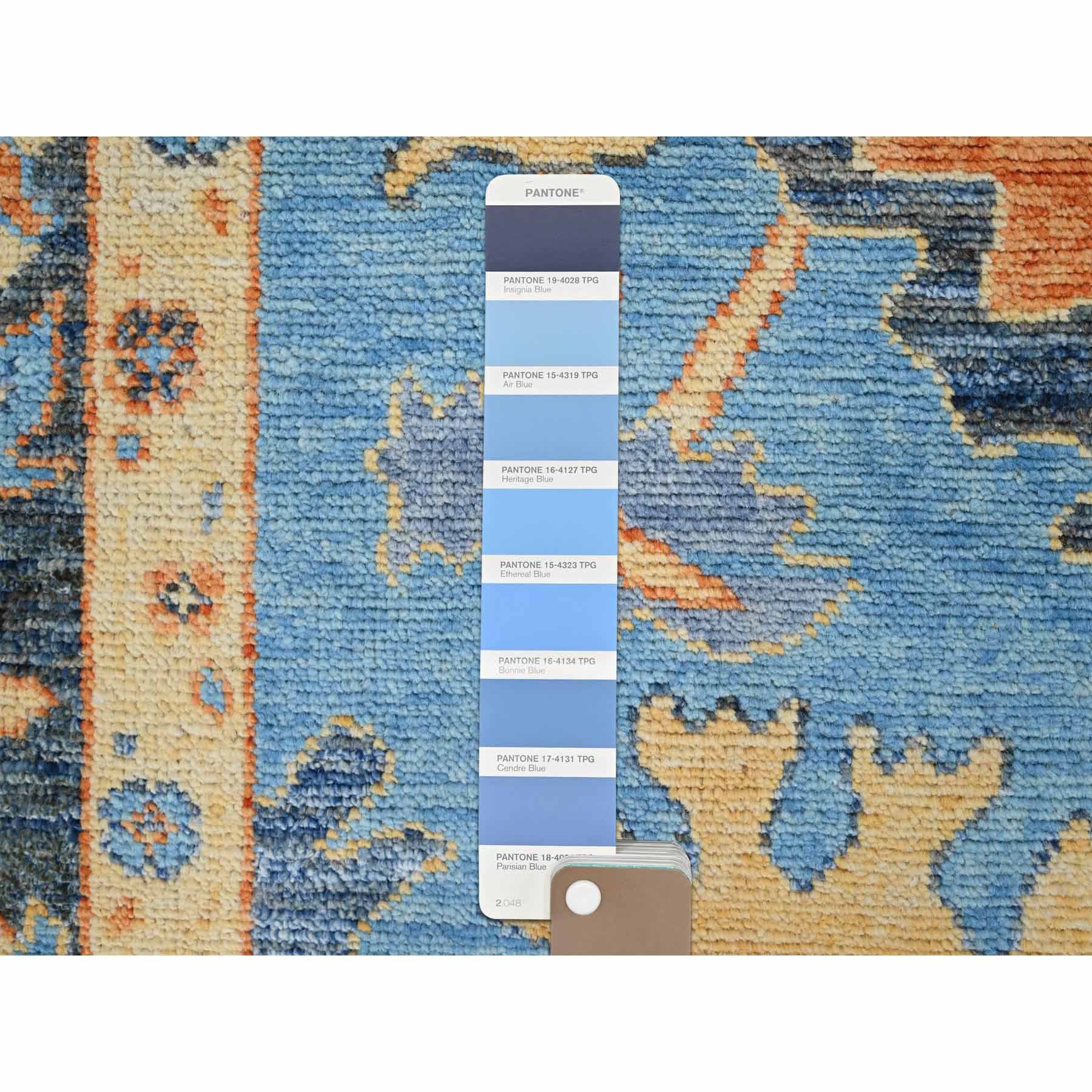 Oushak-And-Peshawar-Hand-Knotted-Rug-432520