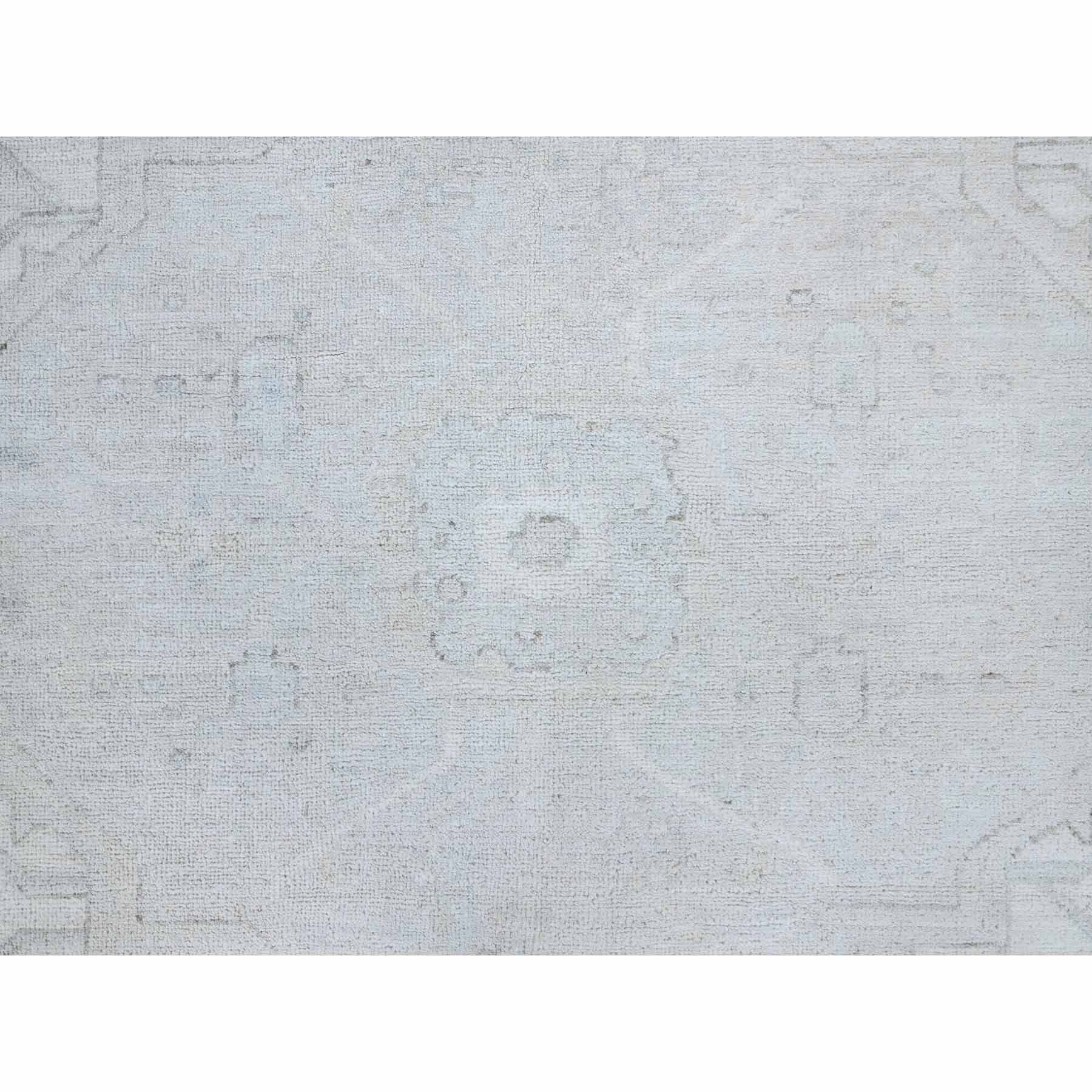 Oushak-And-Peshawar-Hand-Knotted-Rug-432555