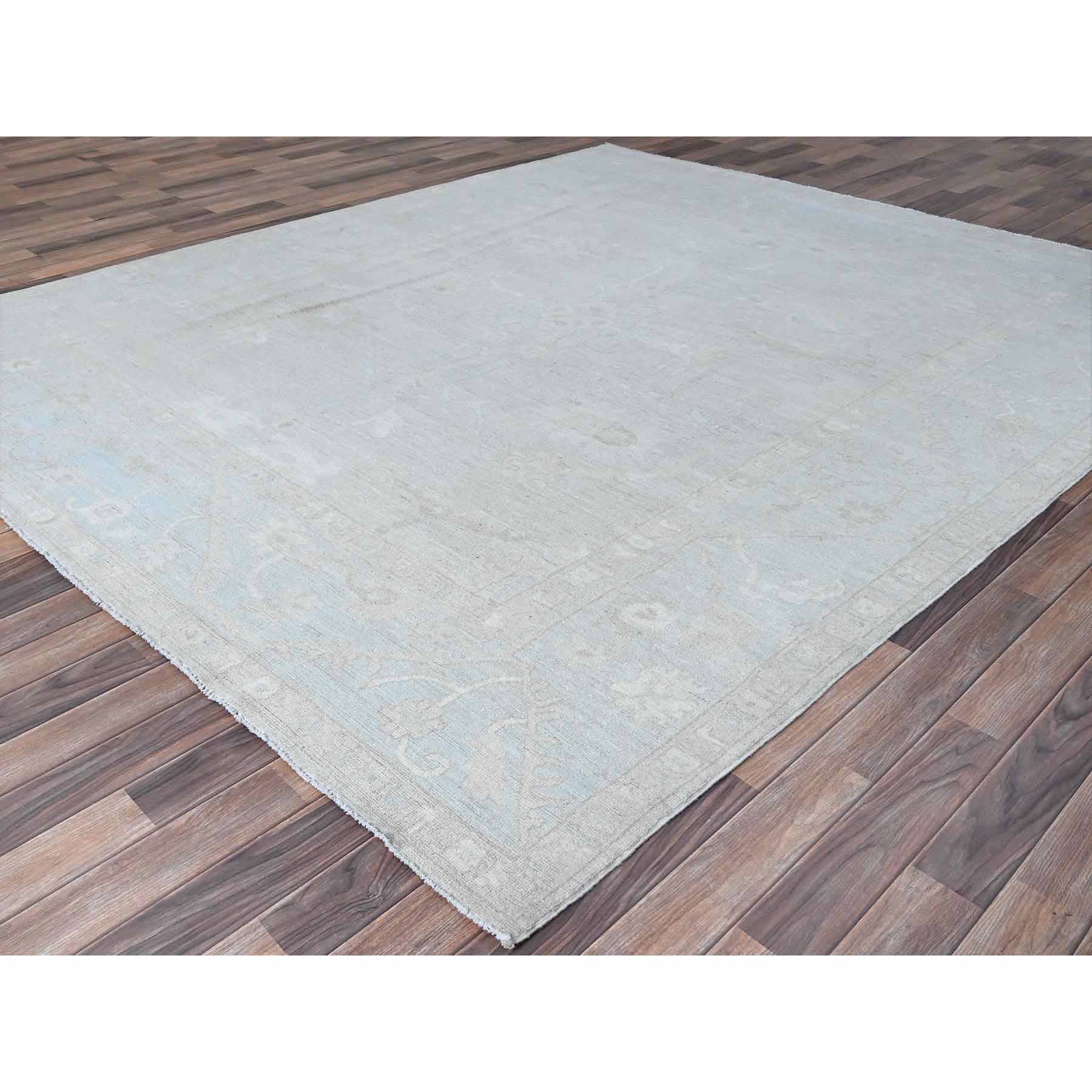 Oushak-And-Peshawar-Hand-Knotted-Rug-432560