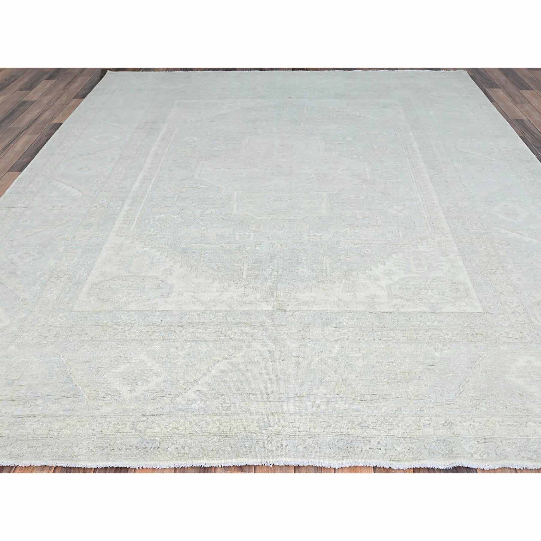 Oushak-And-Peshawar-Hand-Knotted-Rug-433545