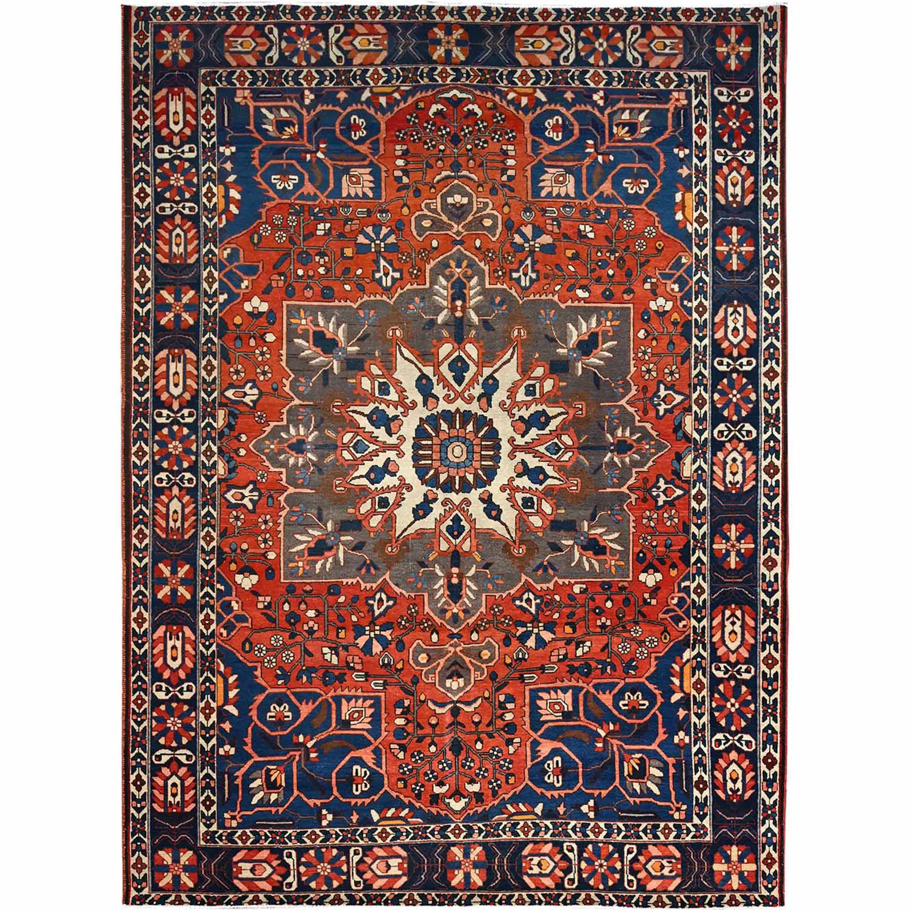 Overdyed-Vintage-Hand-Knotted-Rug-433080