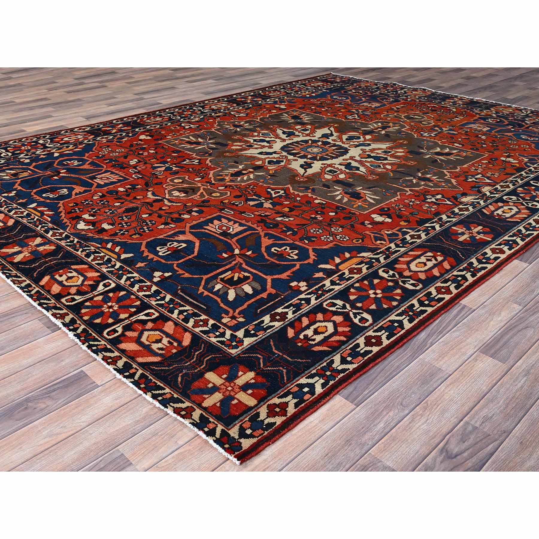 Overdyed-Vintage-Hand-Knotted-Rug-433080