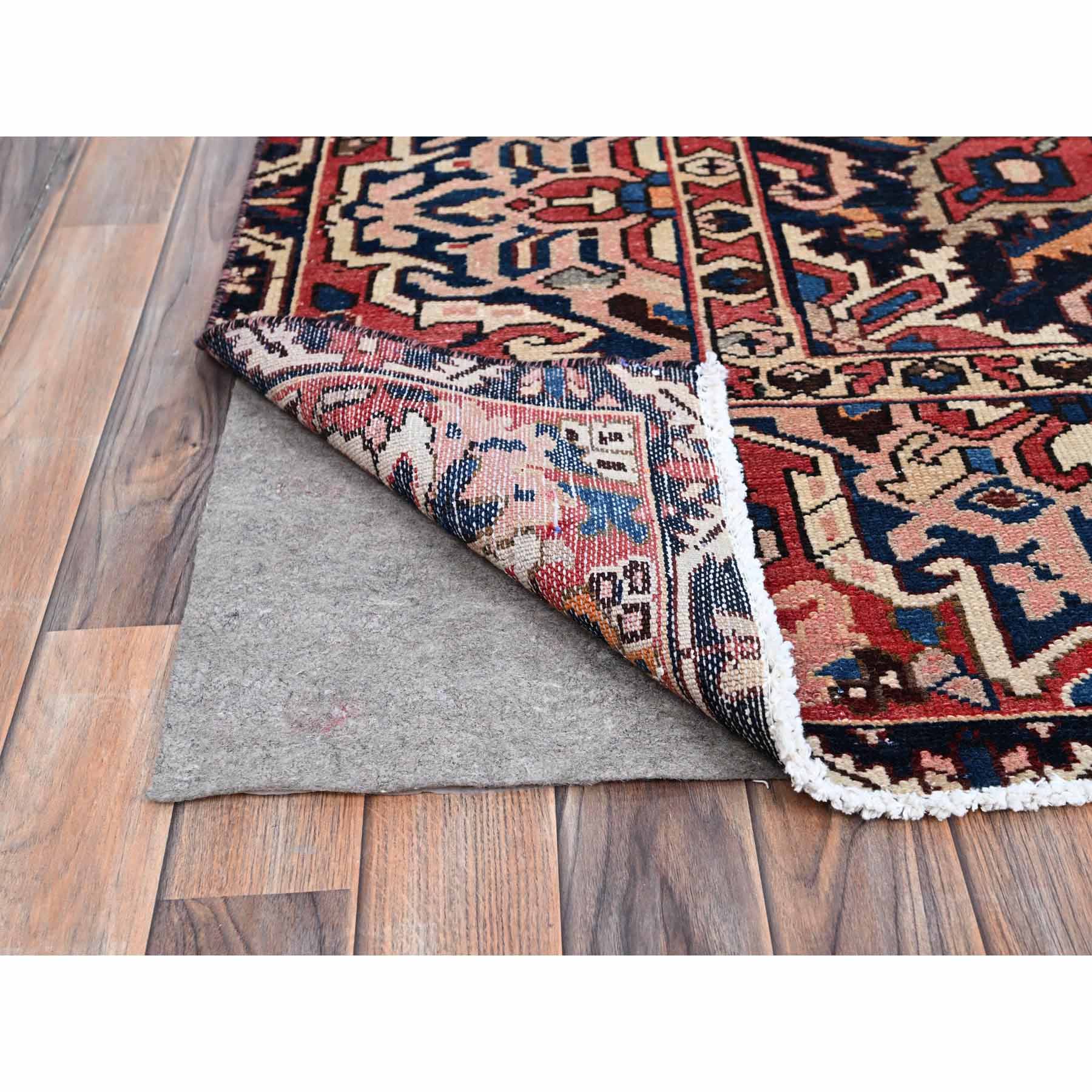 Overdyed-Vintage-Hand-Knotted-Rug-433085