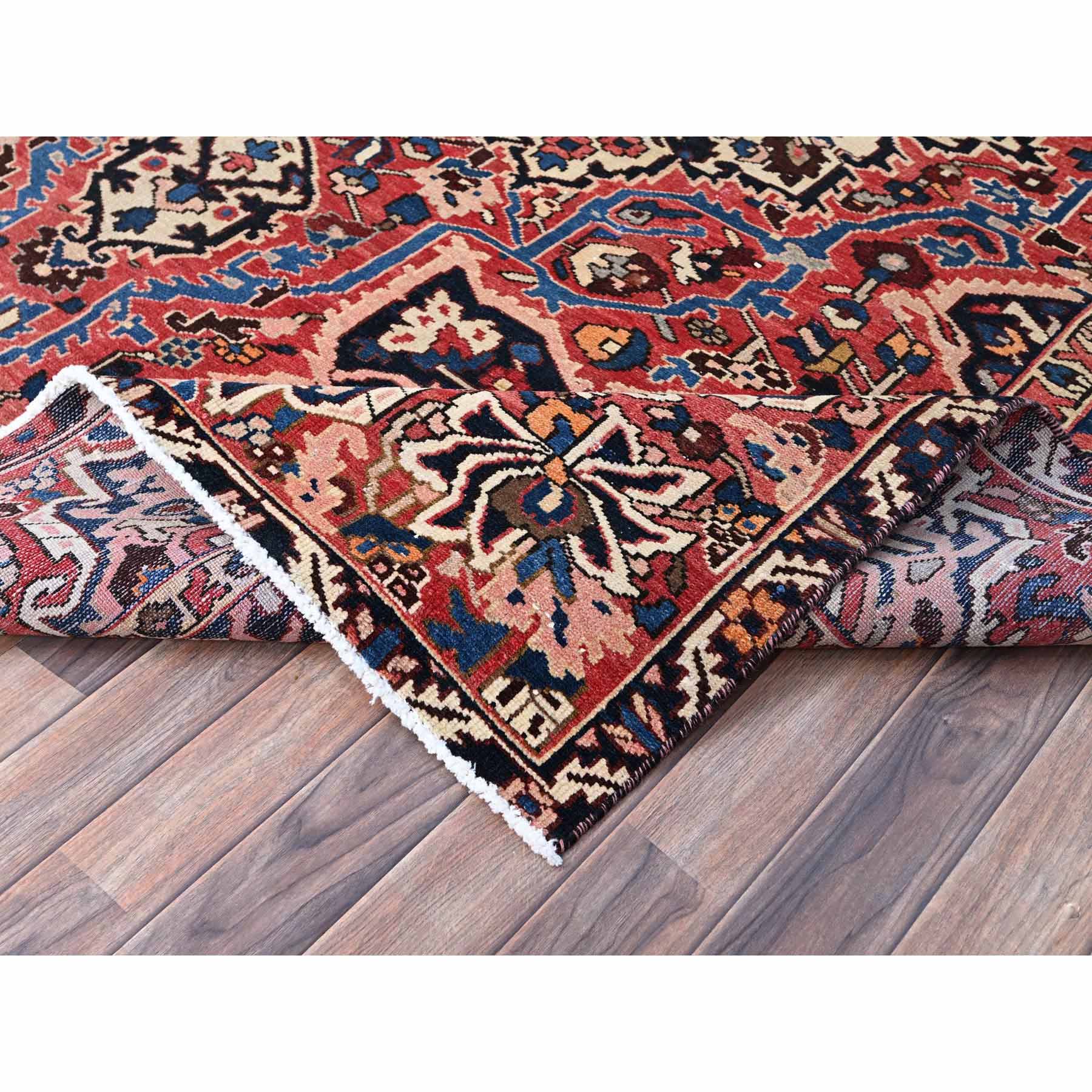 Overdyed-Vintage-Hand-Knotted-Rug-433085