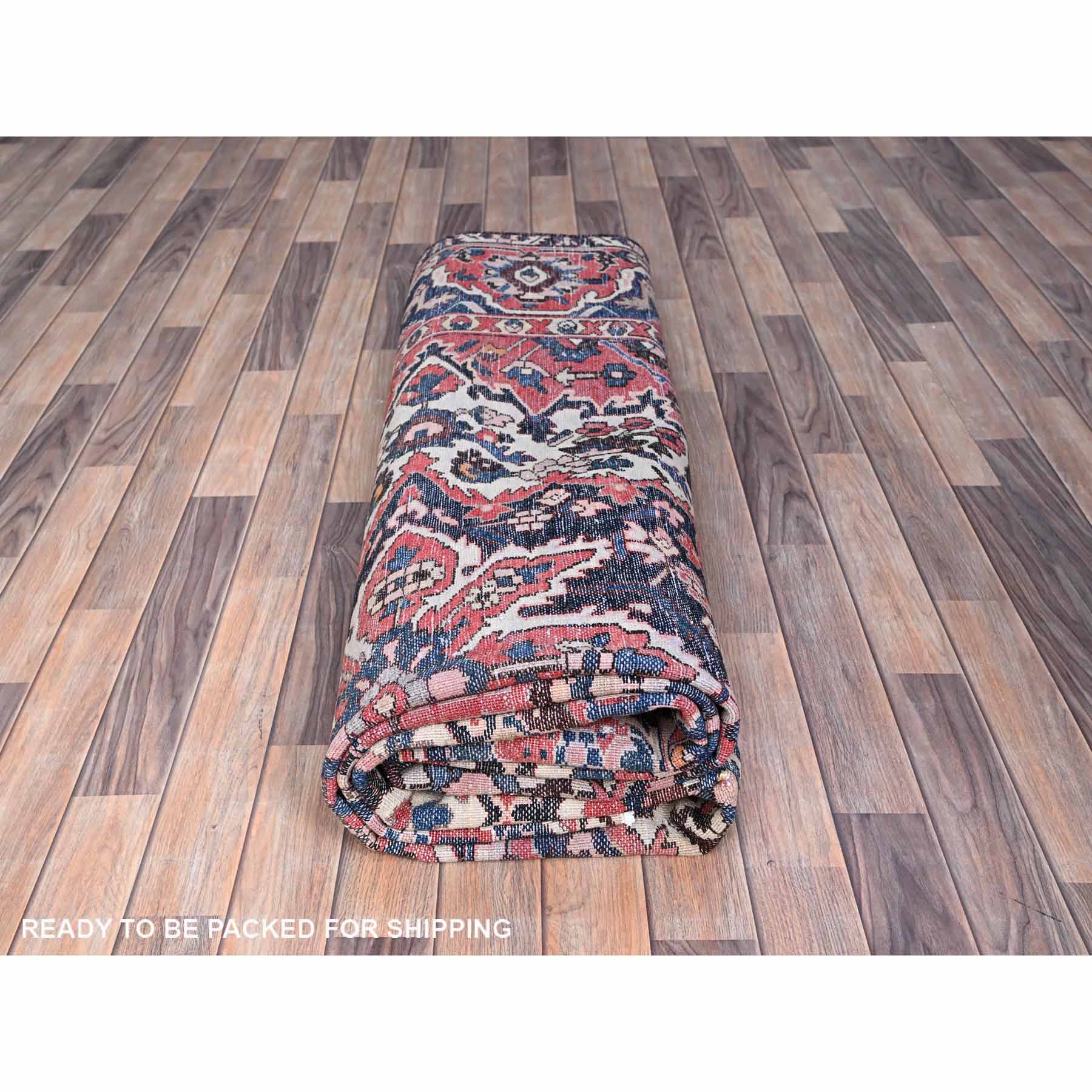 Overdyed-Vintage-Hand-Knotted-Rug-433085