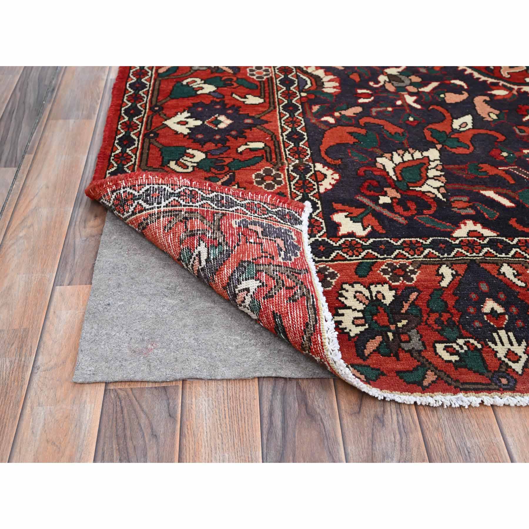 Overdyed-Vintage-Hand-Knotted-Rug-433090