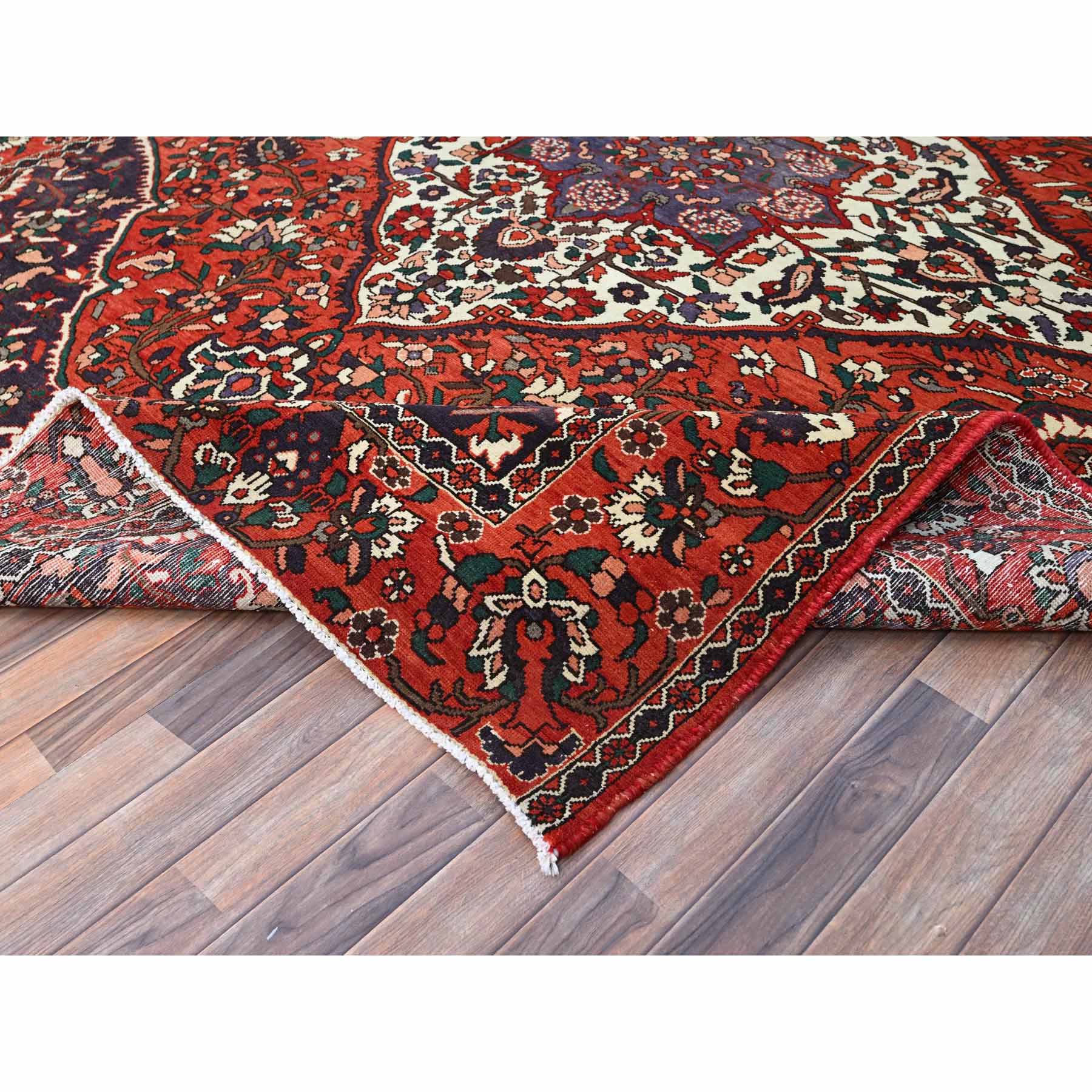 Overdyed-Vintage-Hand-Knotted-Rug-433090