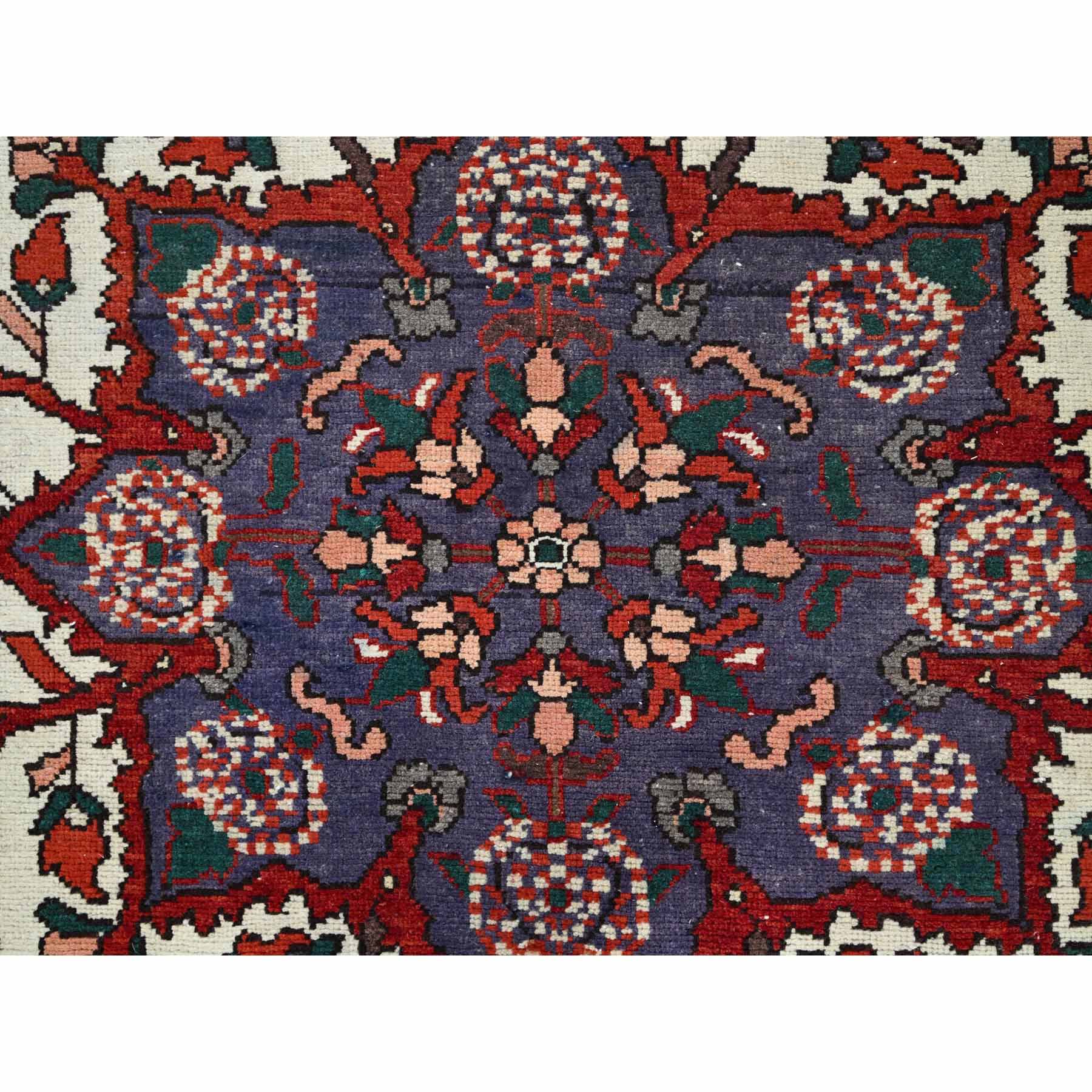 Overdyed-Vintage-Hand-Knotted-Rug-433090