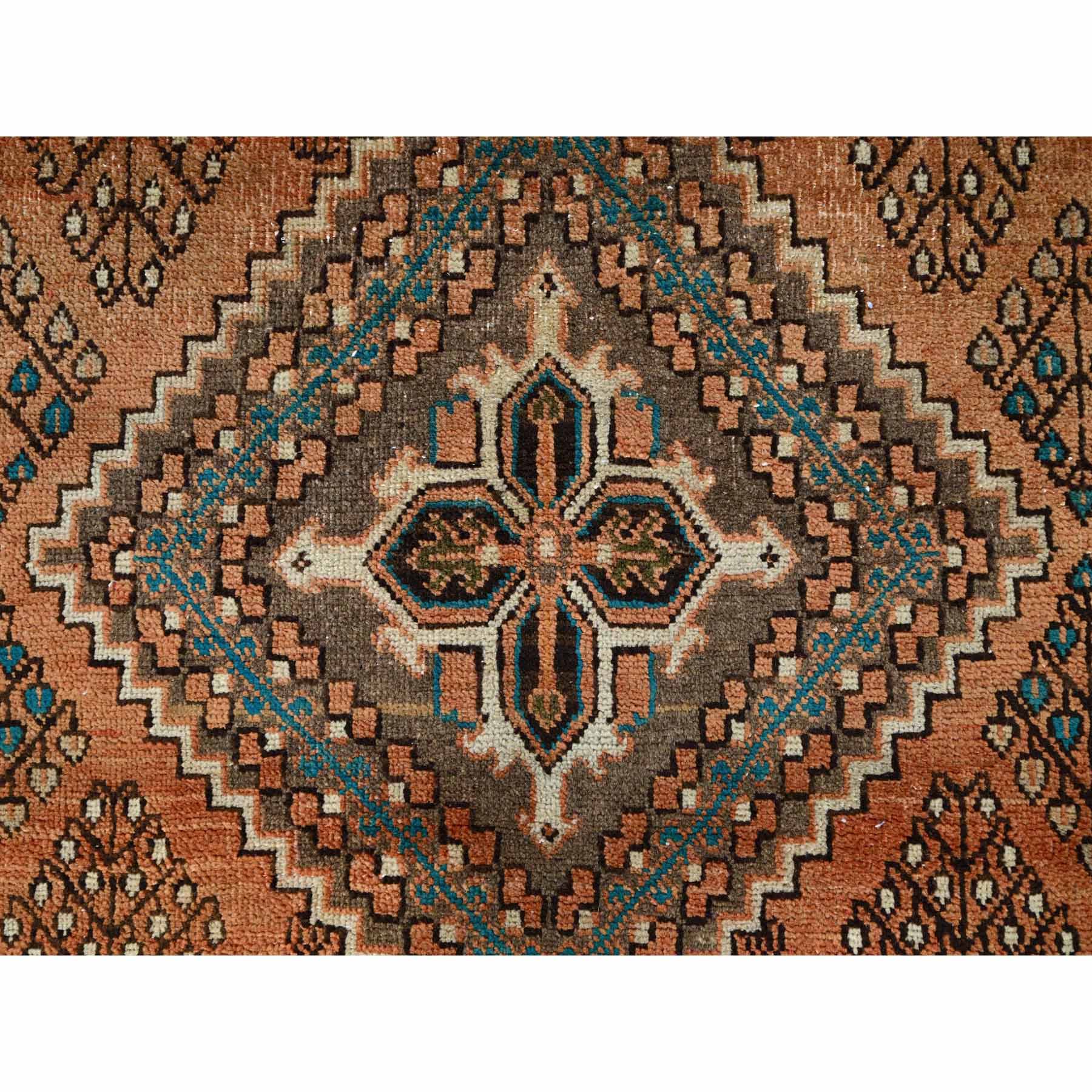 Overdyed-Vintage-Hand-Knotted-Rug-433095