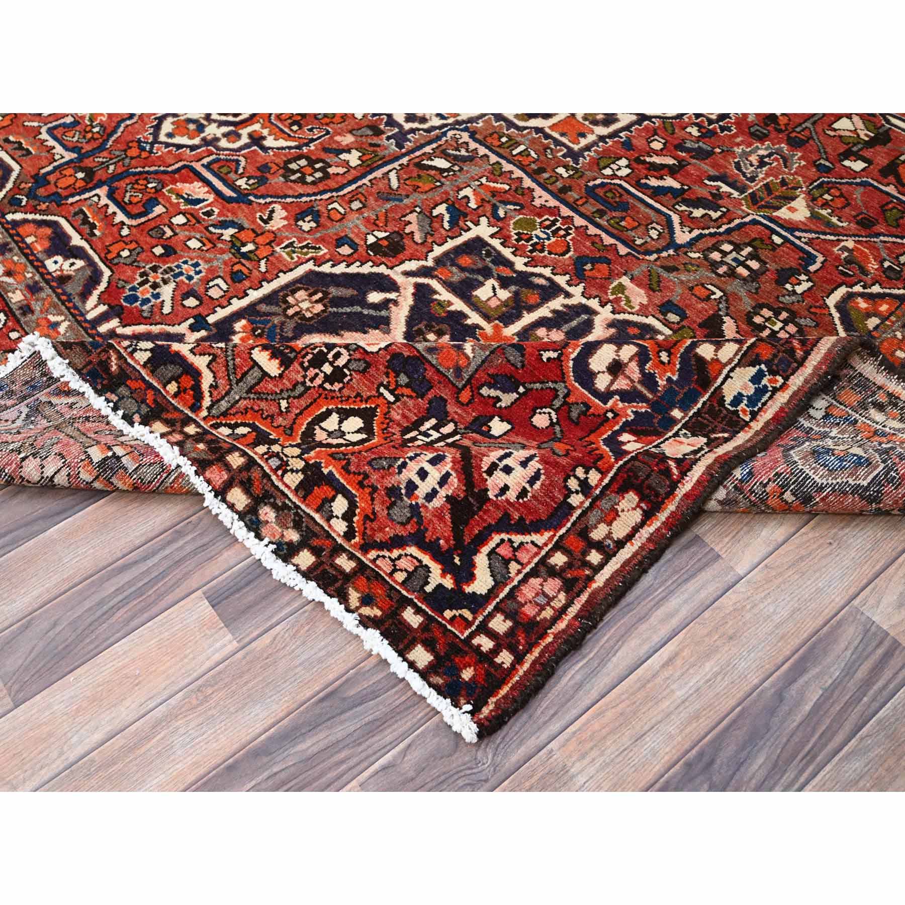 Overdyed-Vintage-Hand-Knotted-Rug-433100