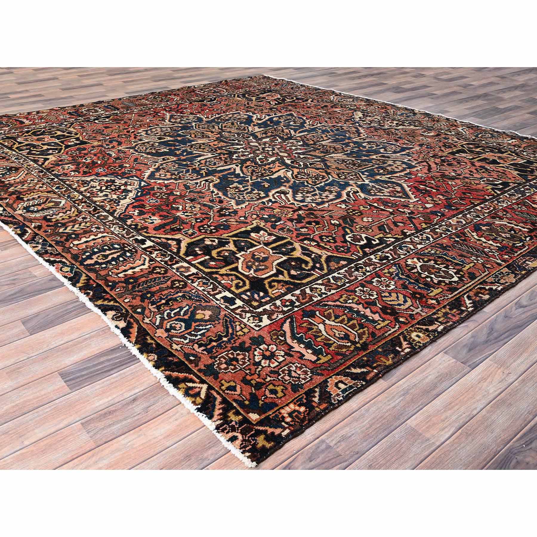 Overdyed-Vintage-Hand-Knotted-Rug-433105