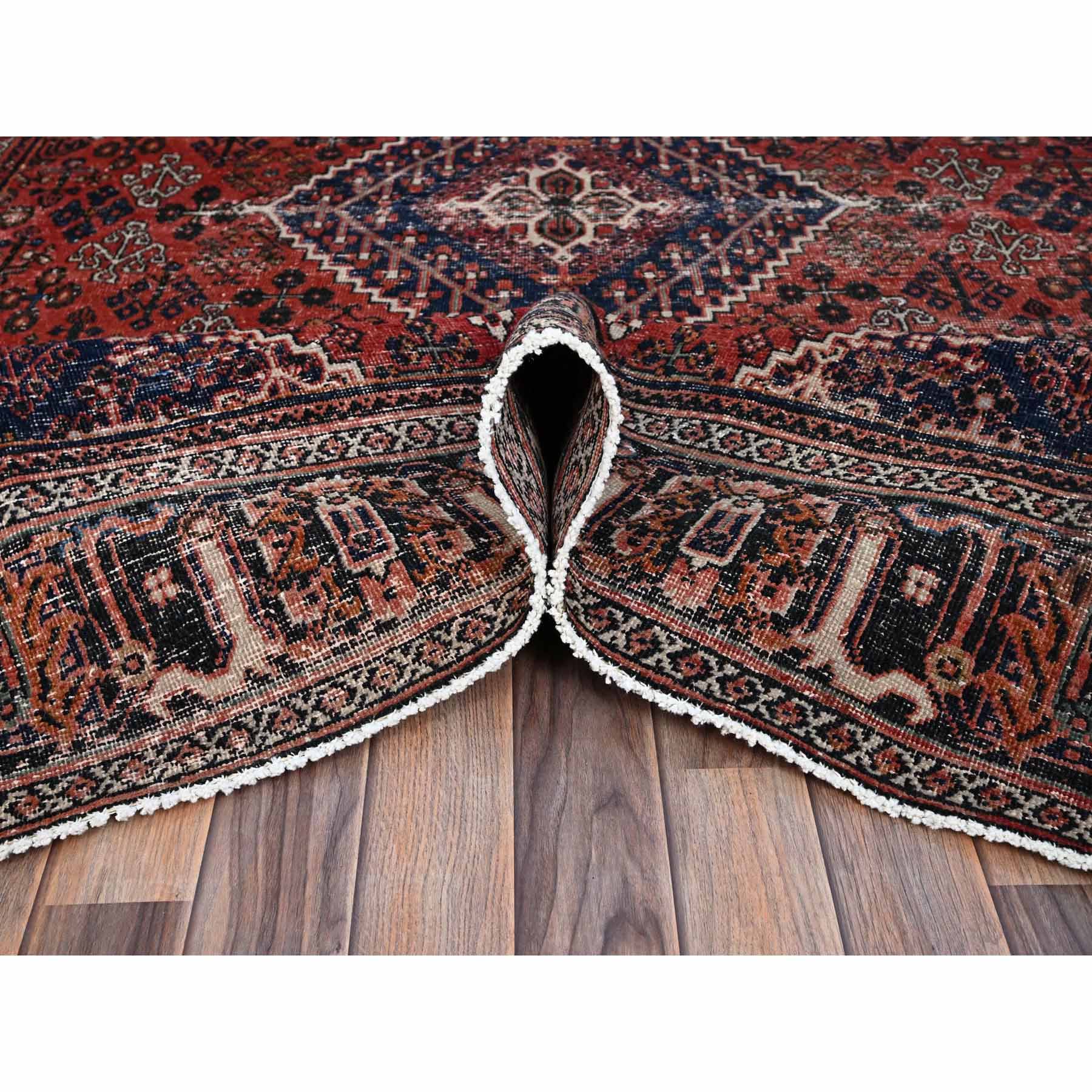 Overdyed-Vintage-Hand-Knotted-Rug-433110